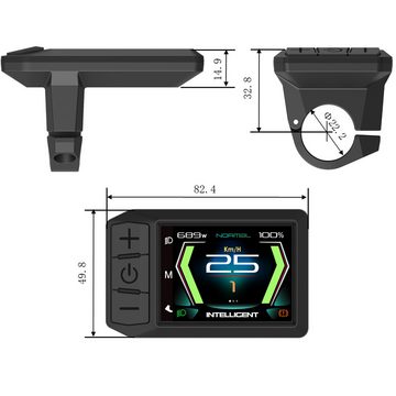 Novzep Fahrradcomputer Tachometer Kompatibel 600C M510 M600 M500 Motordrehzahl CAN Protokoll