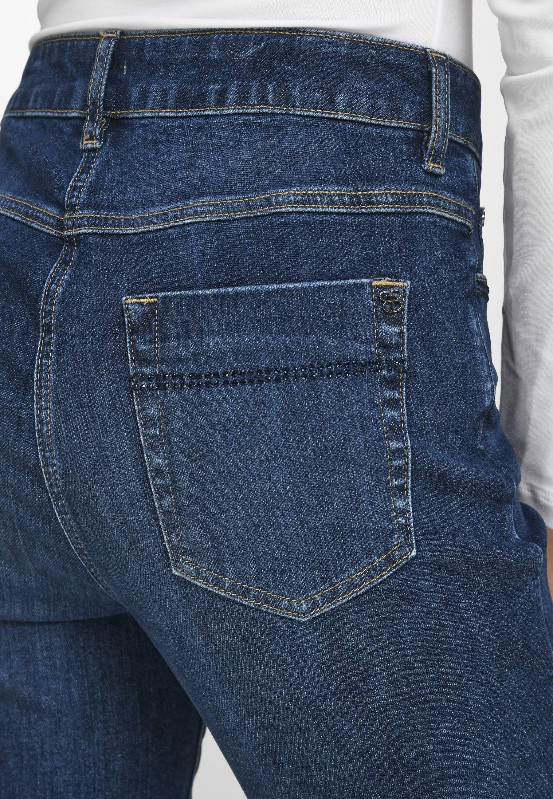 Basler DARK Julienne BLUE 5-Pocket-Jeans DENIM