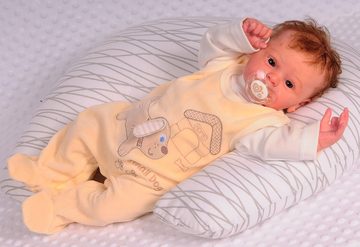 La Bortini Strampler Baby Strampler Mütze Shirt 3tlg Set Anzug 44 50 56 62 68