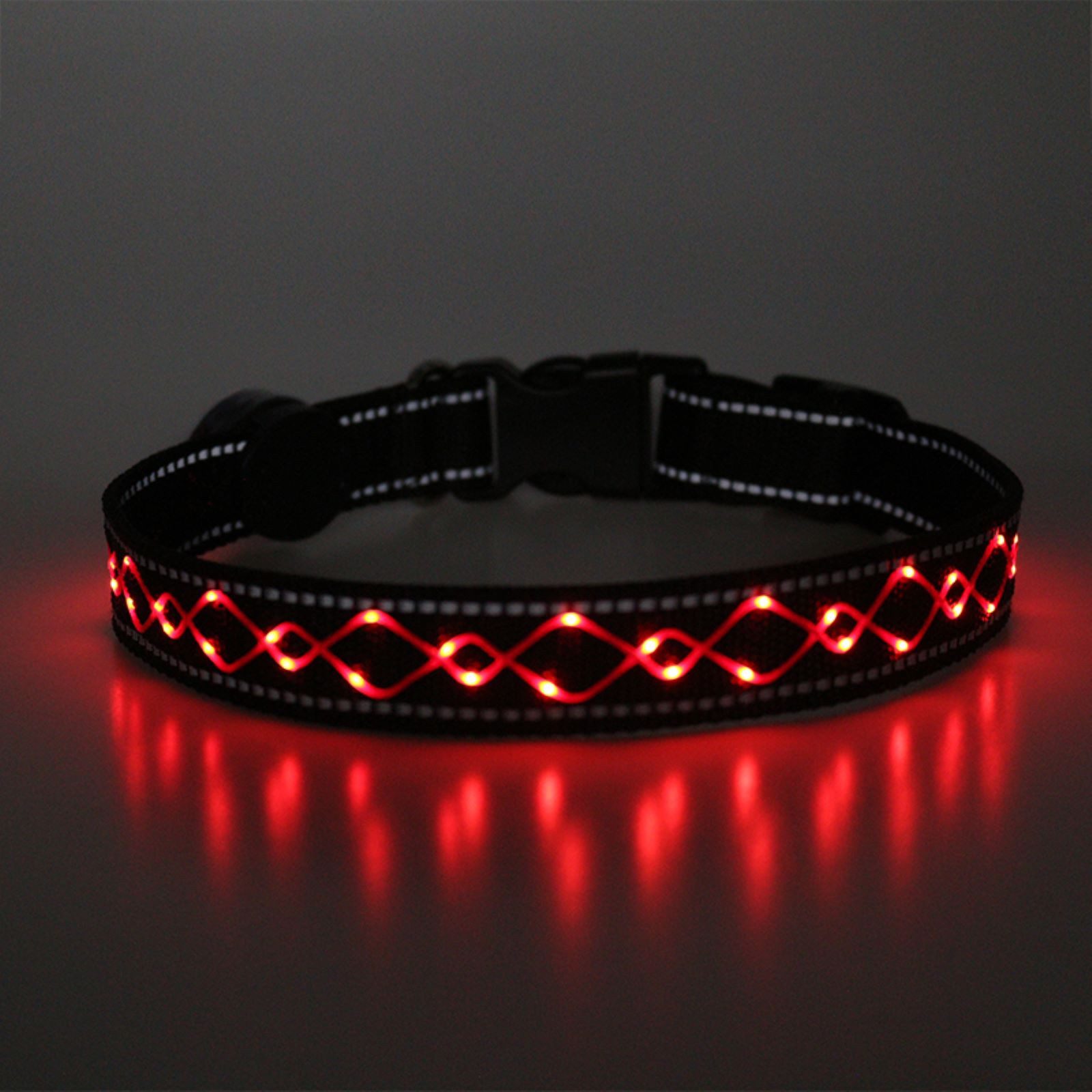 Illes-Laedchen Hunde-Halsband Hundehalsband LED Halsband Blinklicht wiedera günstig online kaufen