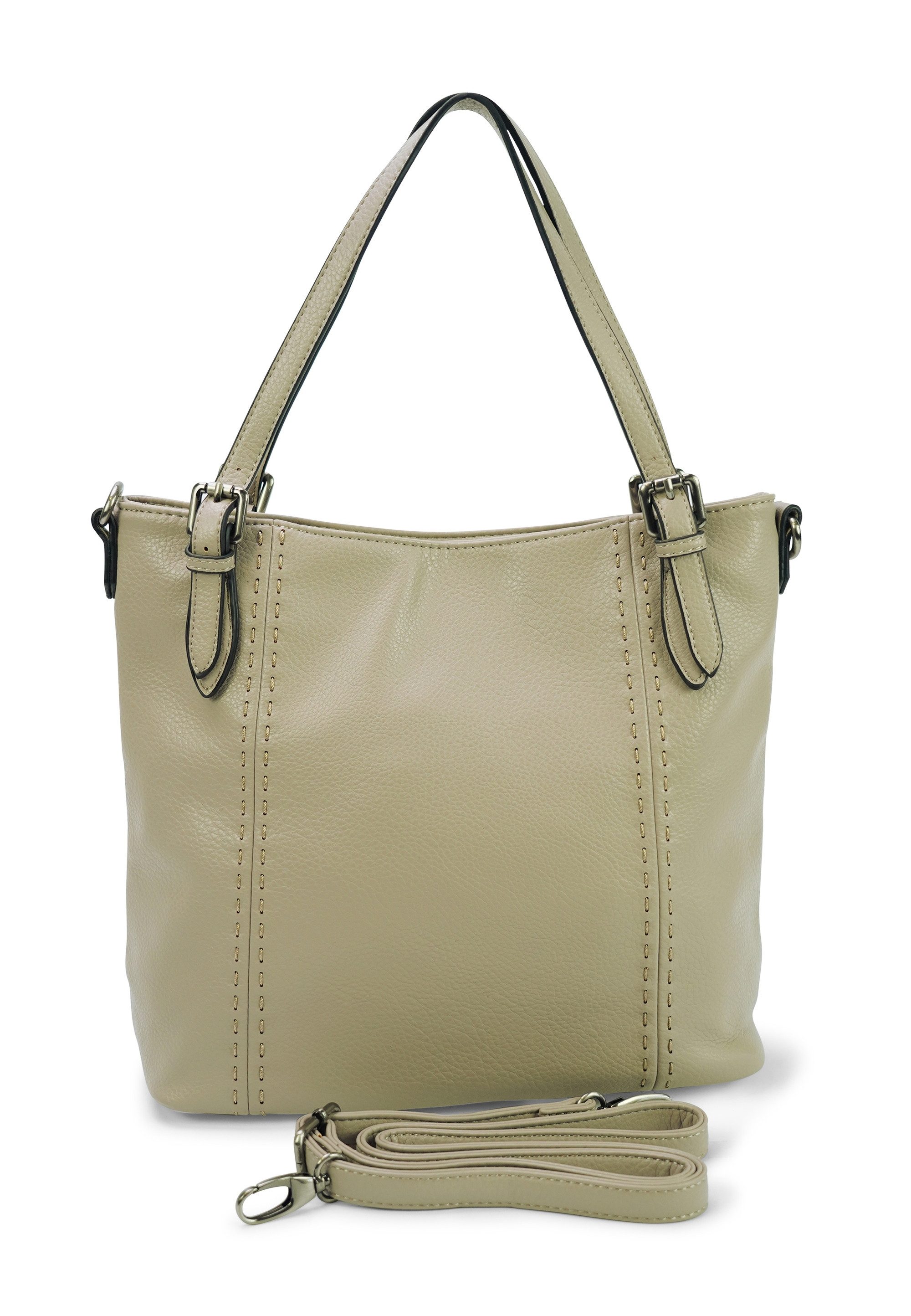 Harpa Schultertasche LUGANA, mit stylischen Ziernähten