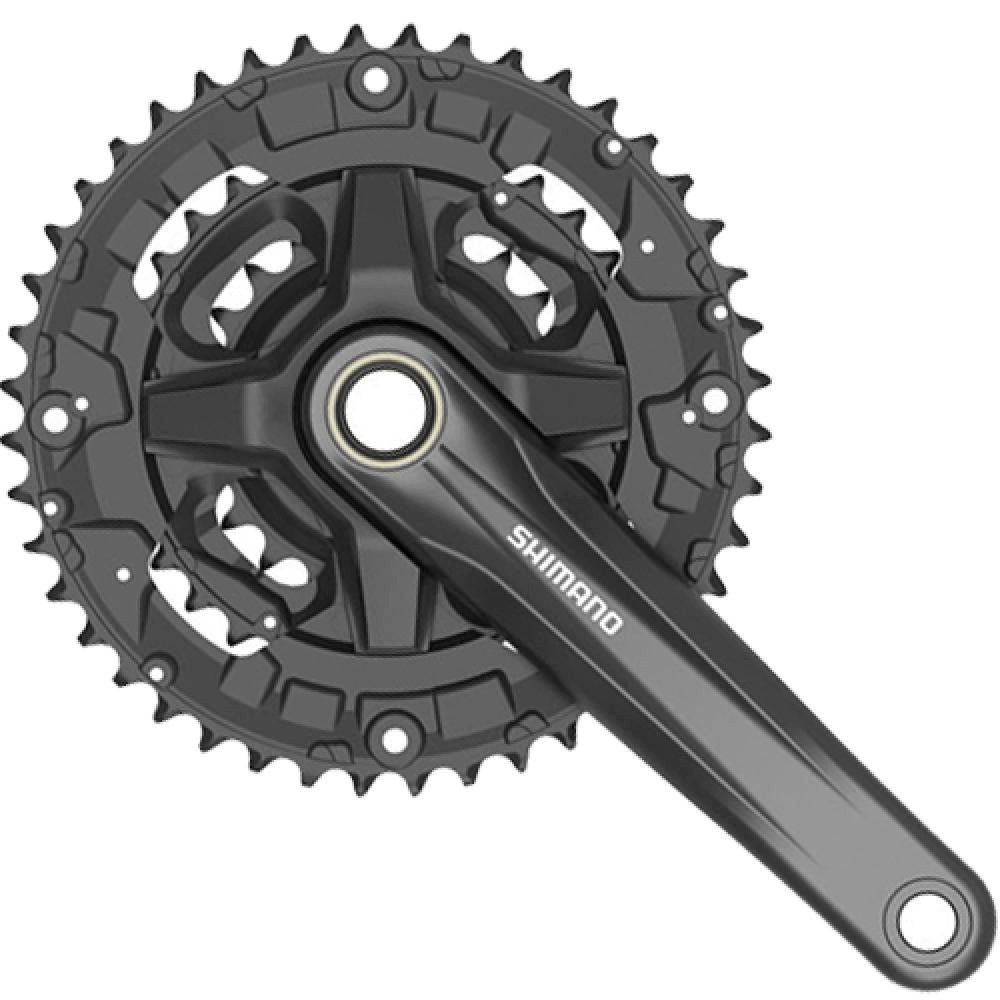 Shimano Fahrradkurbel SHIMANO Kurbelgarnitur FC-M210-3 175 mm 44-32-22 Zähne - zuverlässiger
