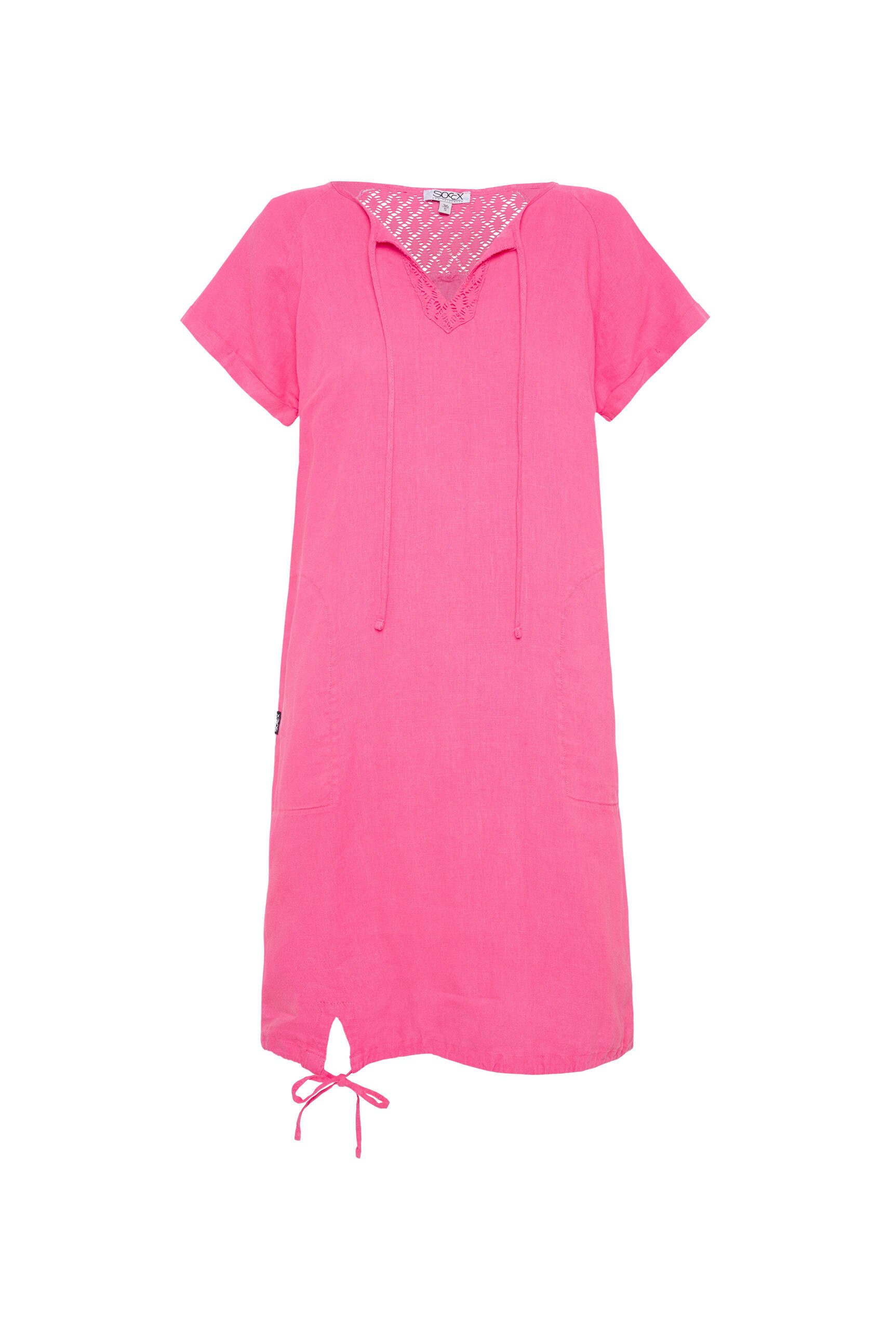 SOCCX Sommerkleid mit Taschen