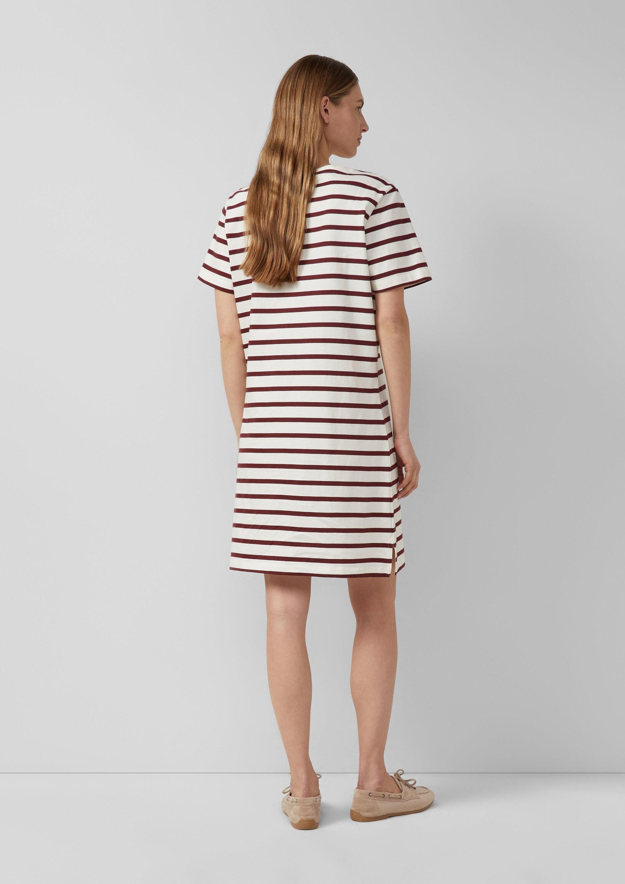 s.Oliver Midikleid Kleid Jersey-Kleid mit seitlichen Schlitzen