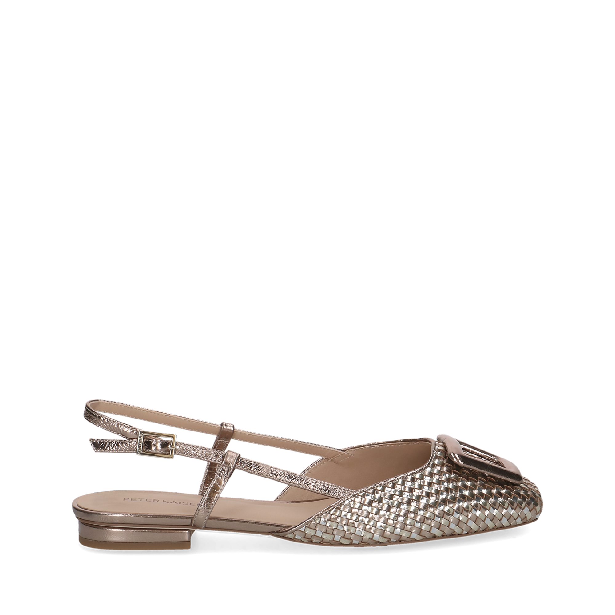 Peter Kaiser Peter Kaiser 79481 780, Peeptoes & Slingpumps, Gold, Damen Peeptoepumps