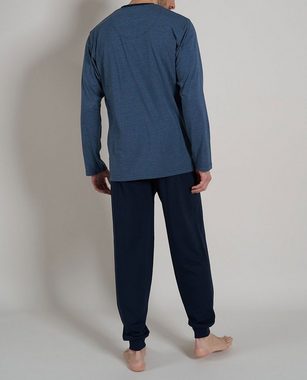 bugatti Pyjama Air Series (Set, 2 tlg) wärmeregulierend, bügelfrei, pflegeleicht, schnelltrocknend