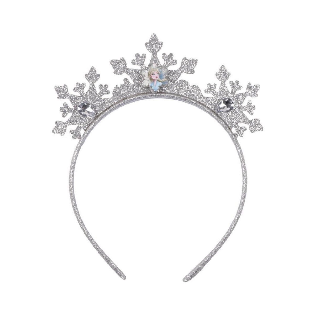 Disney Frozen Echthaar-Extension Tutu mit Krone 2 Tlg.- Kostüm zubehör für Kinder