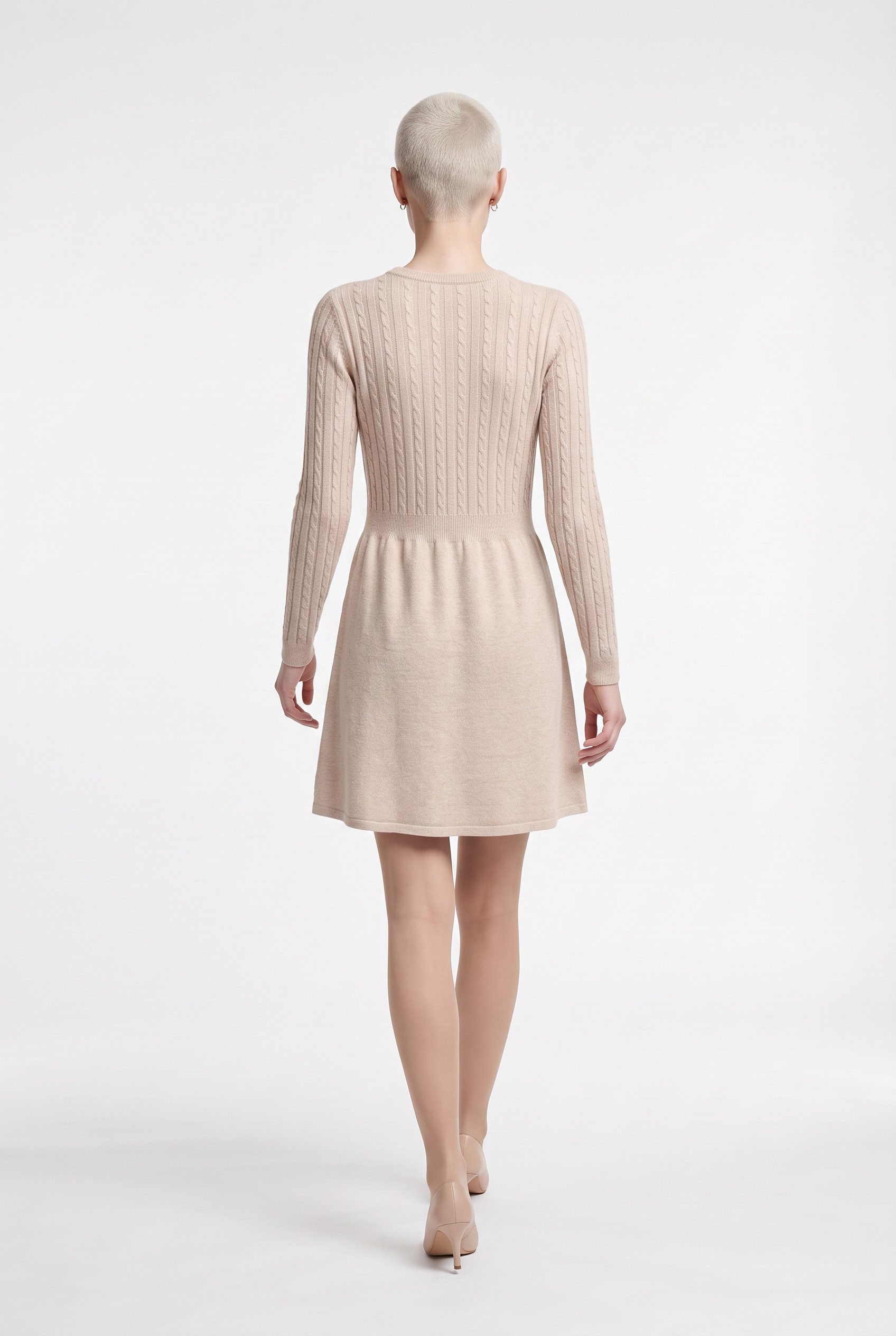 ONLY Strickkleid ONLFIA LS CABLE DRESS KNT Viskosemischung, regular fit – Bild 2 von 5