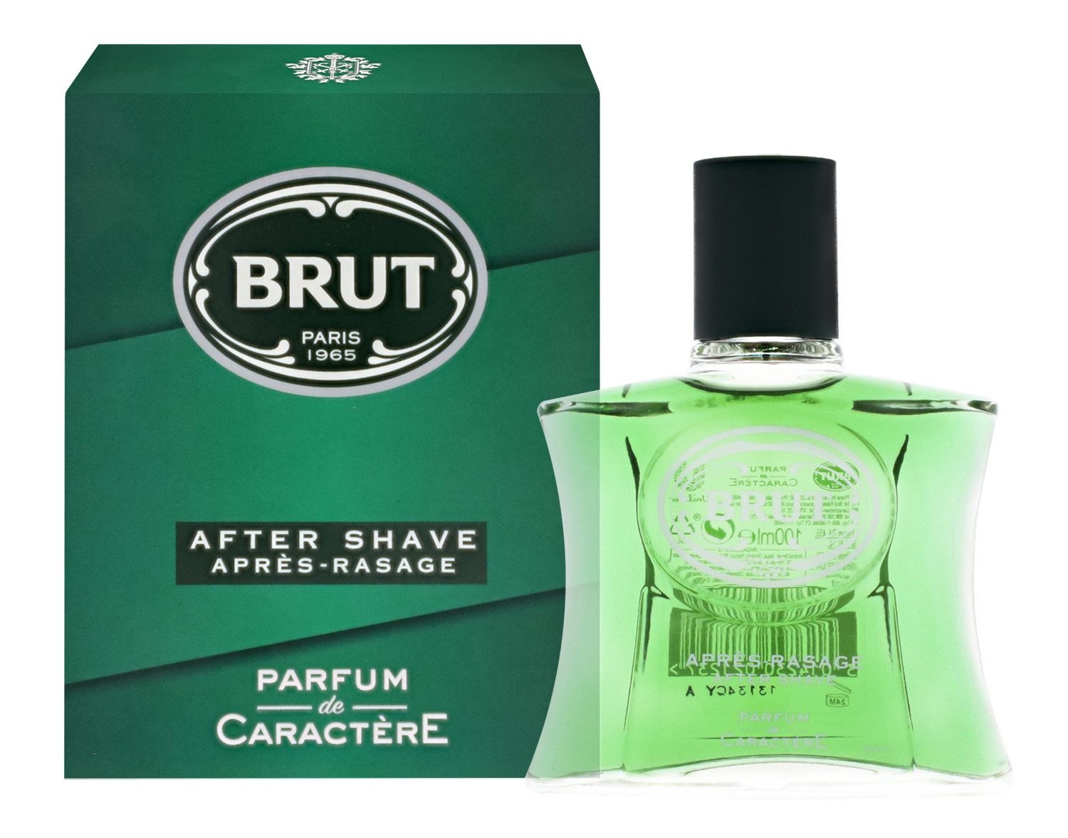 Brut After-Shave 3x Brut Original Apres-Rasage Aftershave je 100ml Rasierwasser for man