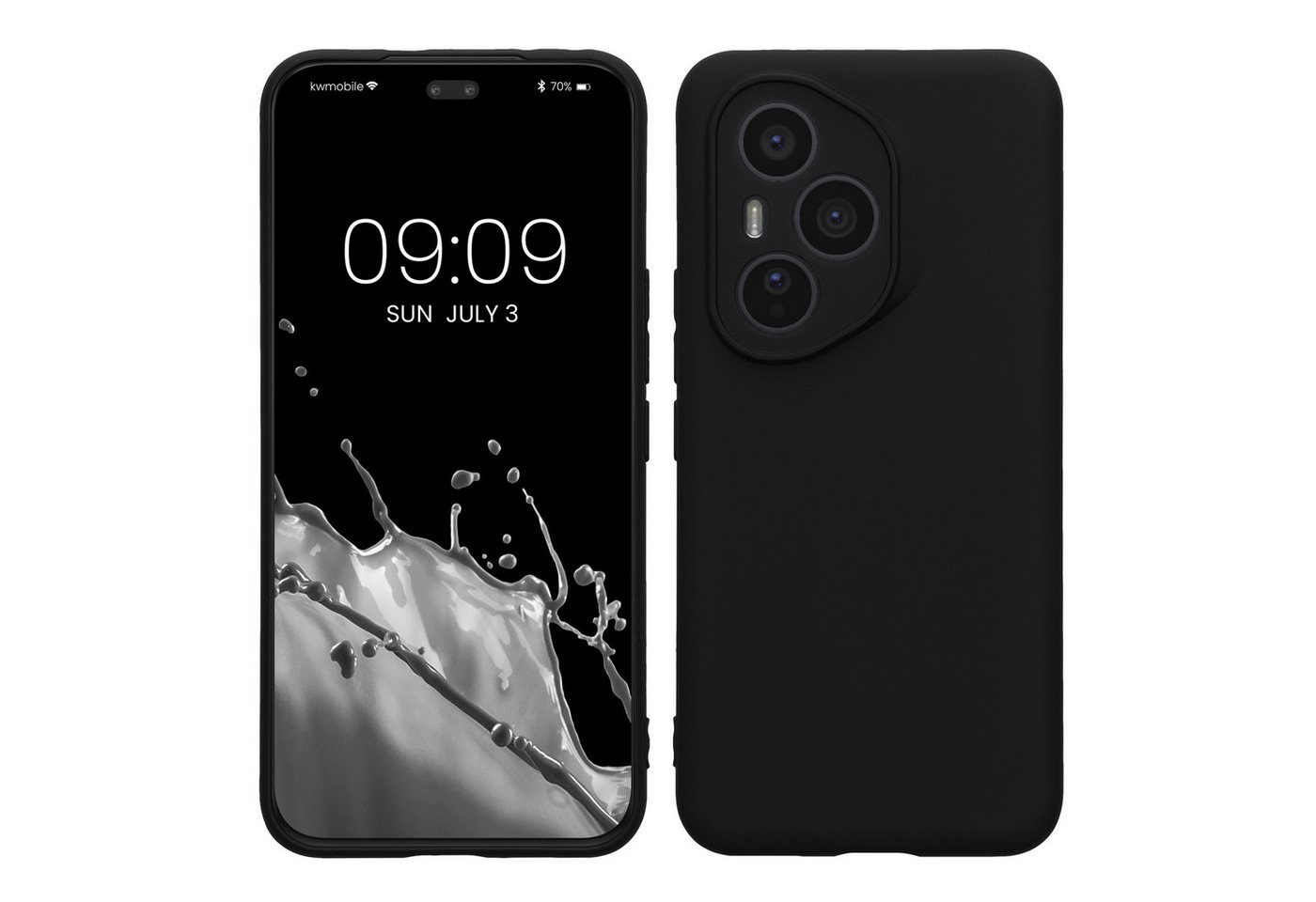 kwmobile Smartphone-Hülle Handyhülle für HONOR 400 Pro Hülle, Weiches Handy Silikon Case - Schutzhülle Cover