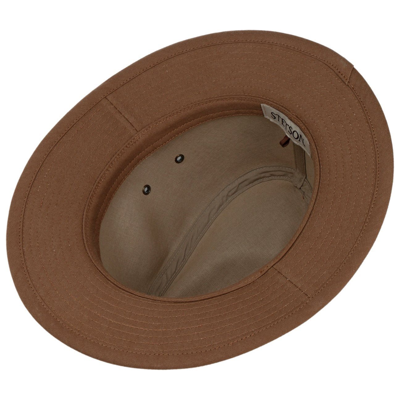 mit Stoffhut Lederband Sonnenhut Stetson (1-St)