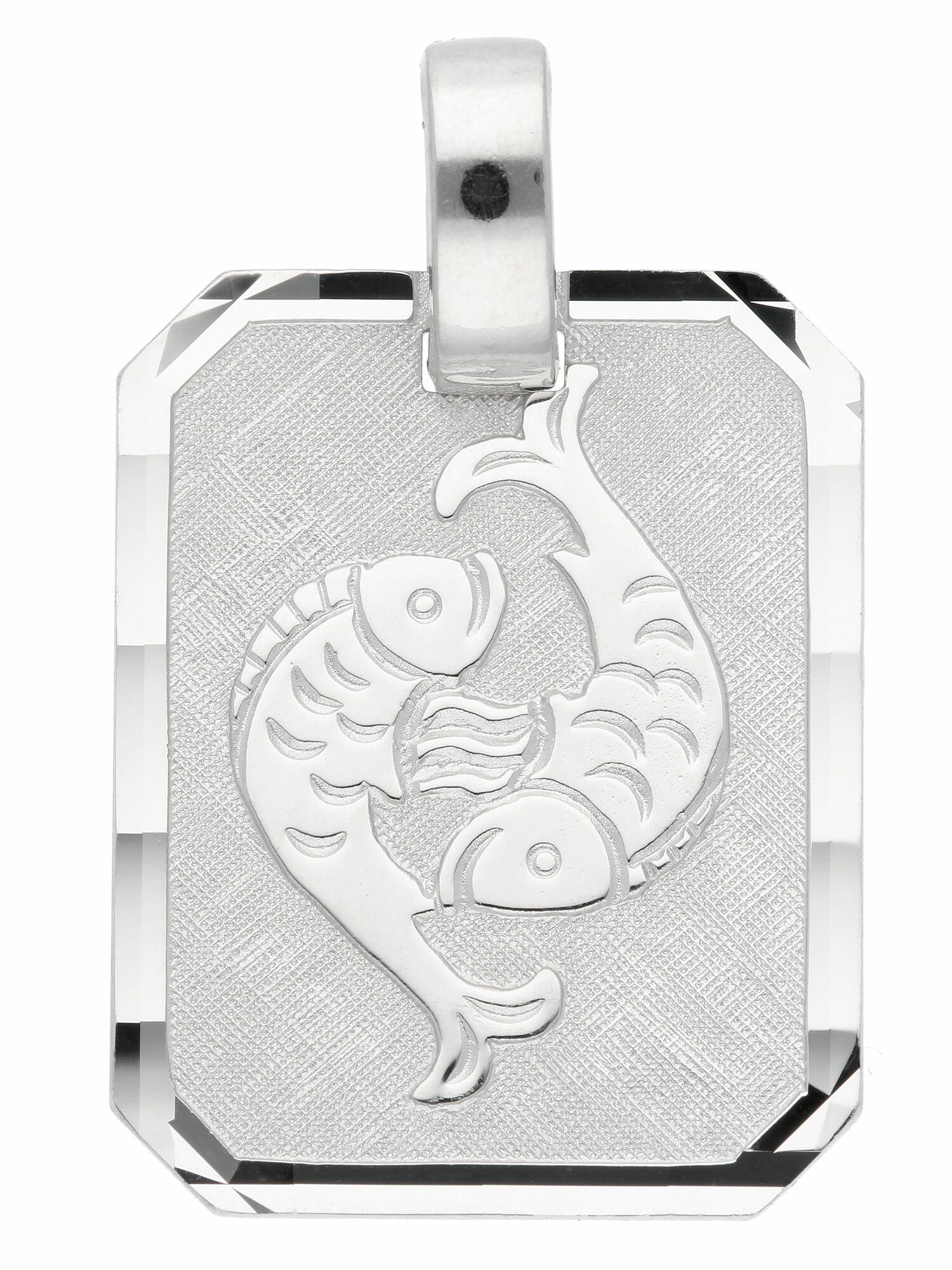 Adelia´s Kettenanhänger 925 Silber Sternzeichen Anhänger Fisch,  Silberschmuck für Damen & Herren, Schmuck vom Hersteller mit 70 jähriger  Tradition