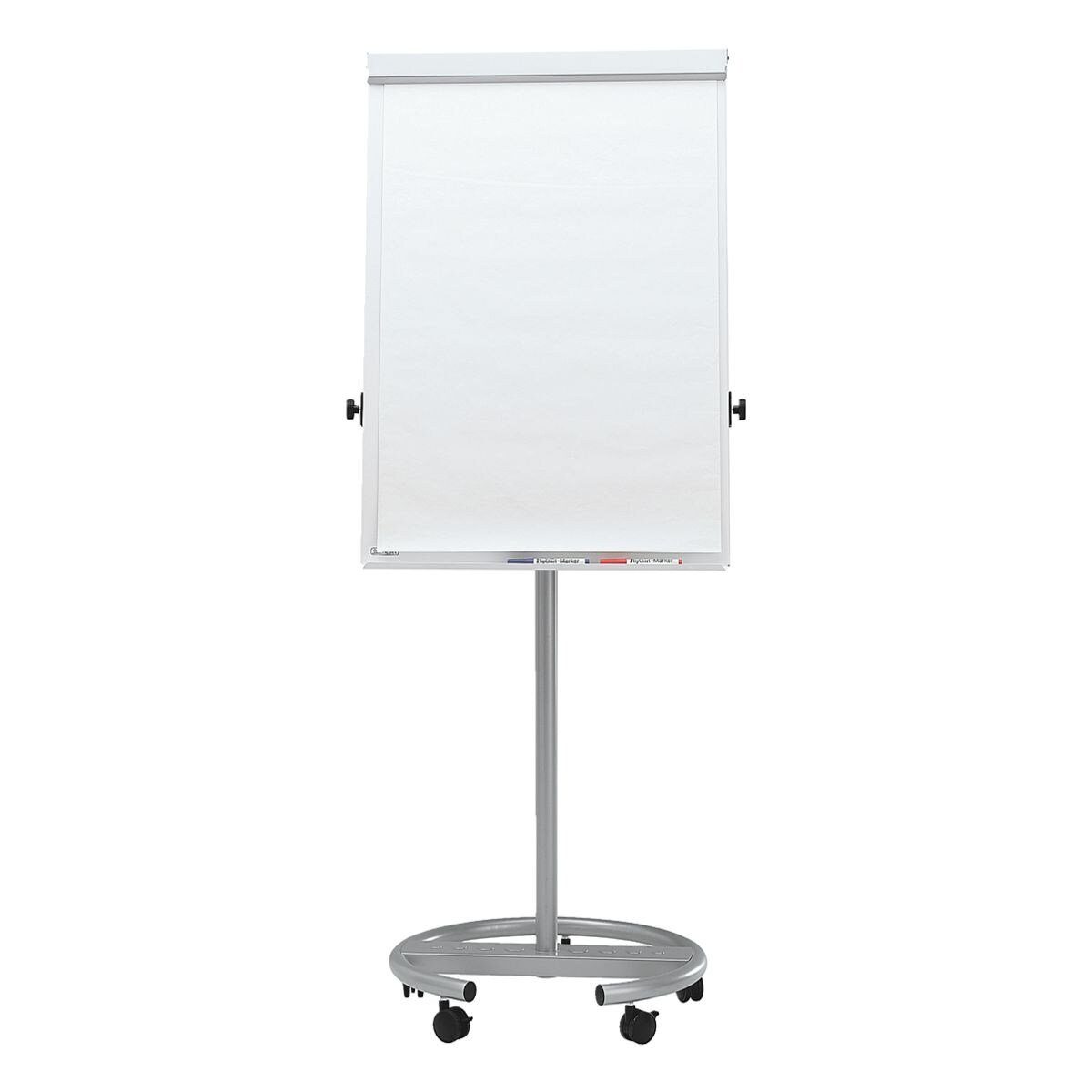 MAUL Magnettafel Office 63750, Flipchart 70x100 cm, H 172-196 cm, mit Rollen