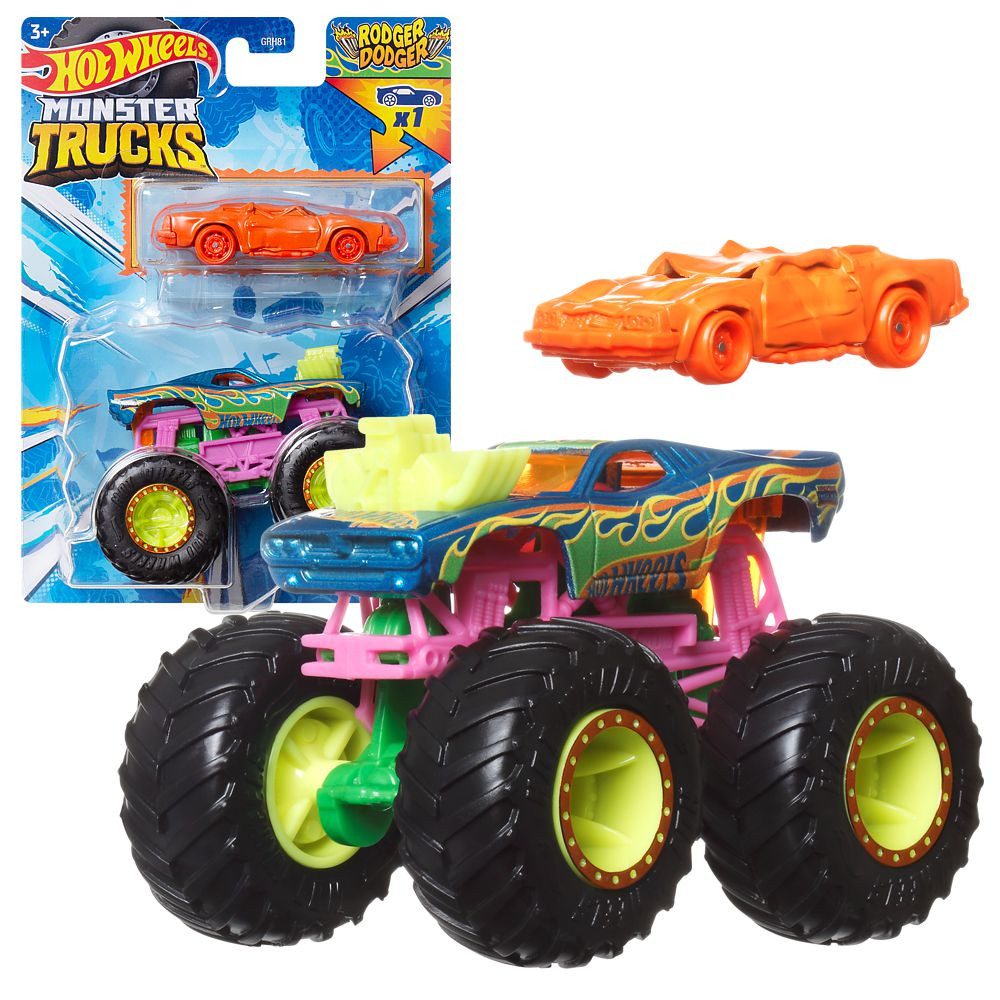 Hot Wheels Spielzeug-Monstertruck Rodger Dodger HWN37 Hot Wheels Monster Tr günstig online kaufen