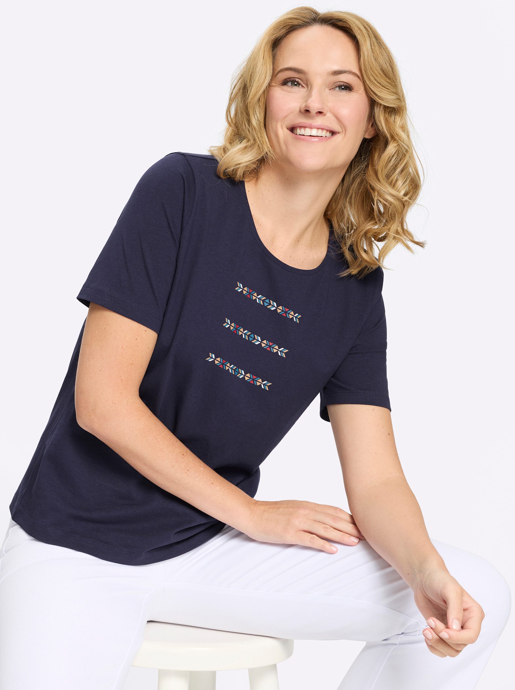 Sieh an! T-Shirt Kurzarm-Shirt Kurzarm