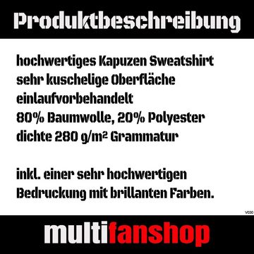 multifanshop Kapuzensweatshirt St. Pauli - Brust & Seite - Pullover