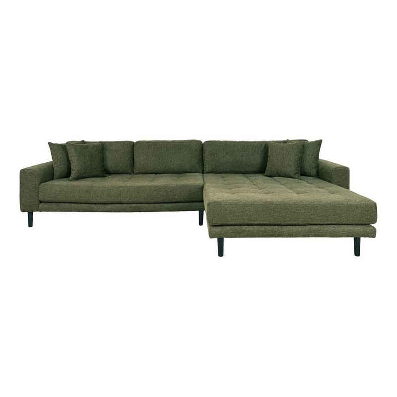 ebuy24 Sofa Lido Sofa Chaiselongsofa rechts gewendet 4 Kissen, 1 Teile