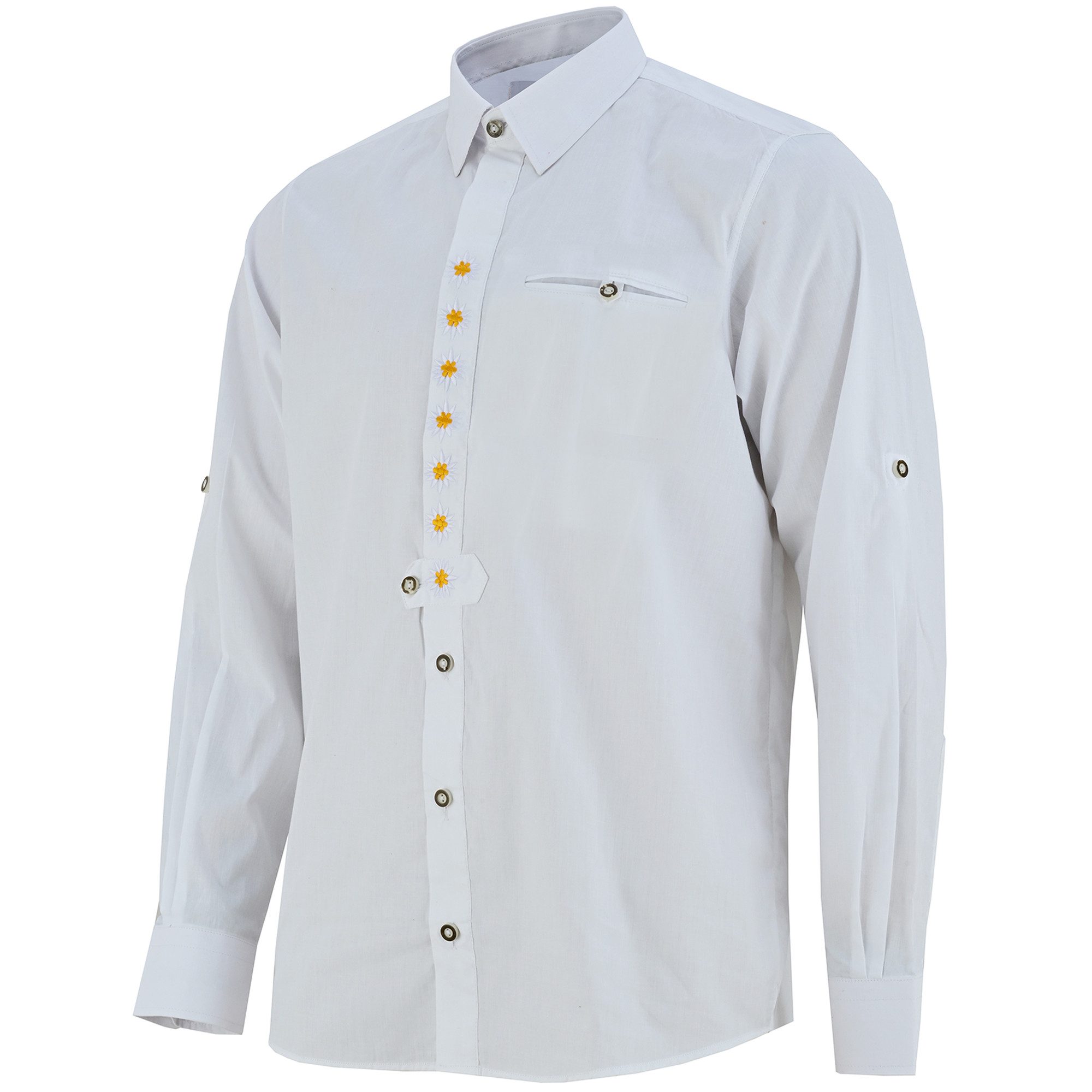 German Wear Trachtenhemd GW1252 Trachtenhemd Hemd als Trachtenmode Weiß Ede günstig online kaufen