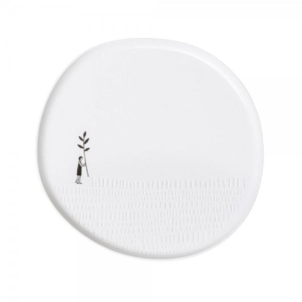 Räder Frühstücksteller Design Тарелки Bildergeschichten Auszeit Wiese Weiß (15cm)