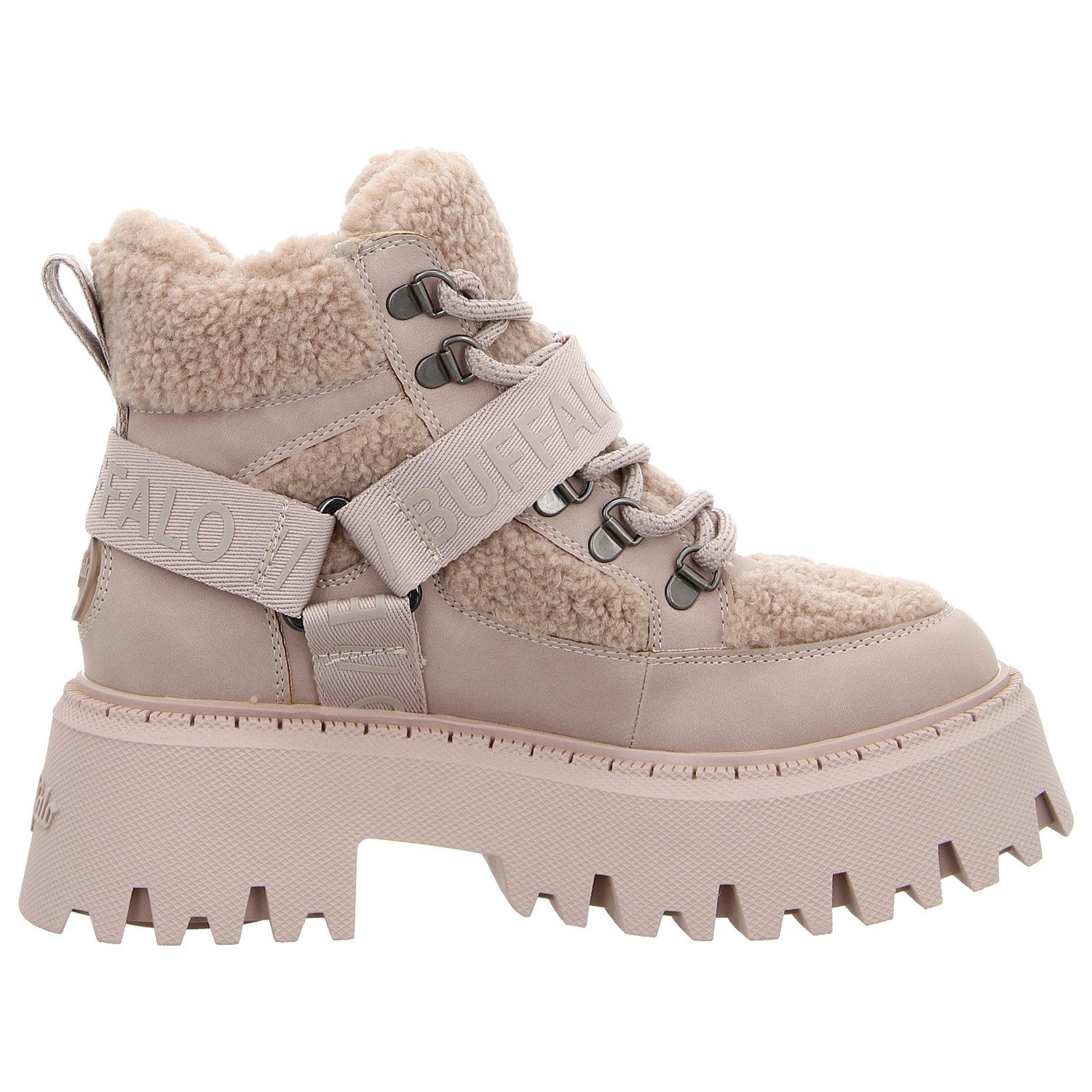 Buffalo Aspen Com Mid Warm Schnürstiefelette