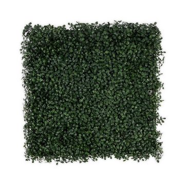 Kunstpflanze Pflanzenwand Boxwood Dark-Green, Karat, UV-beständig