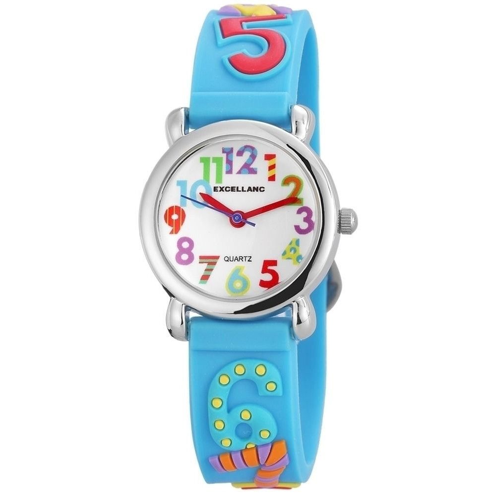 Quarzuhr EX0276 Excellanc Kinderarmbanduhr, Silikonarmband