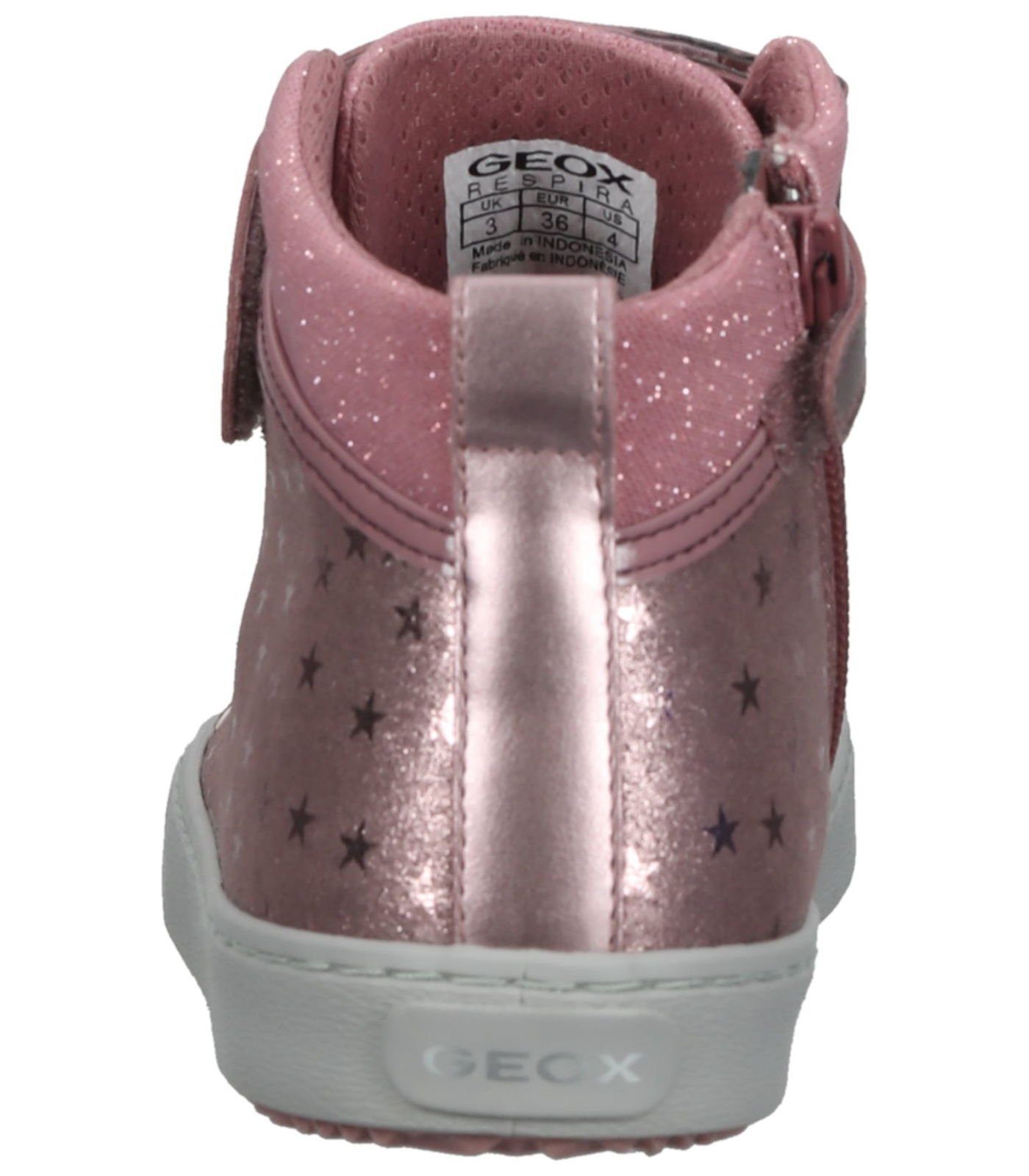 Geox Pink Sneaker Lederimitat Sneaker