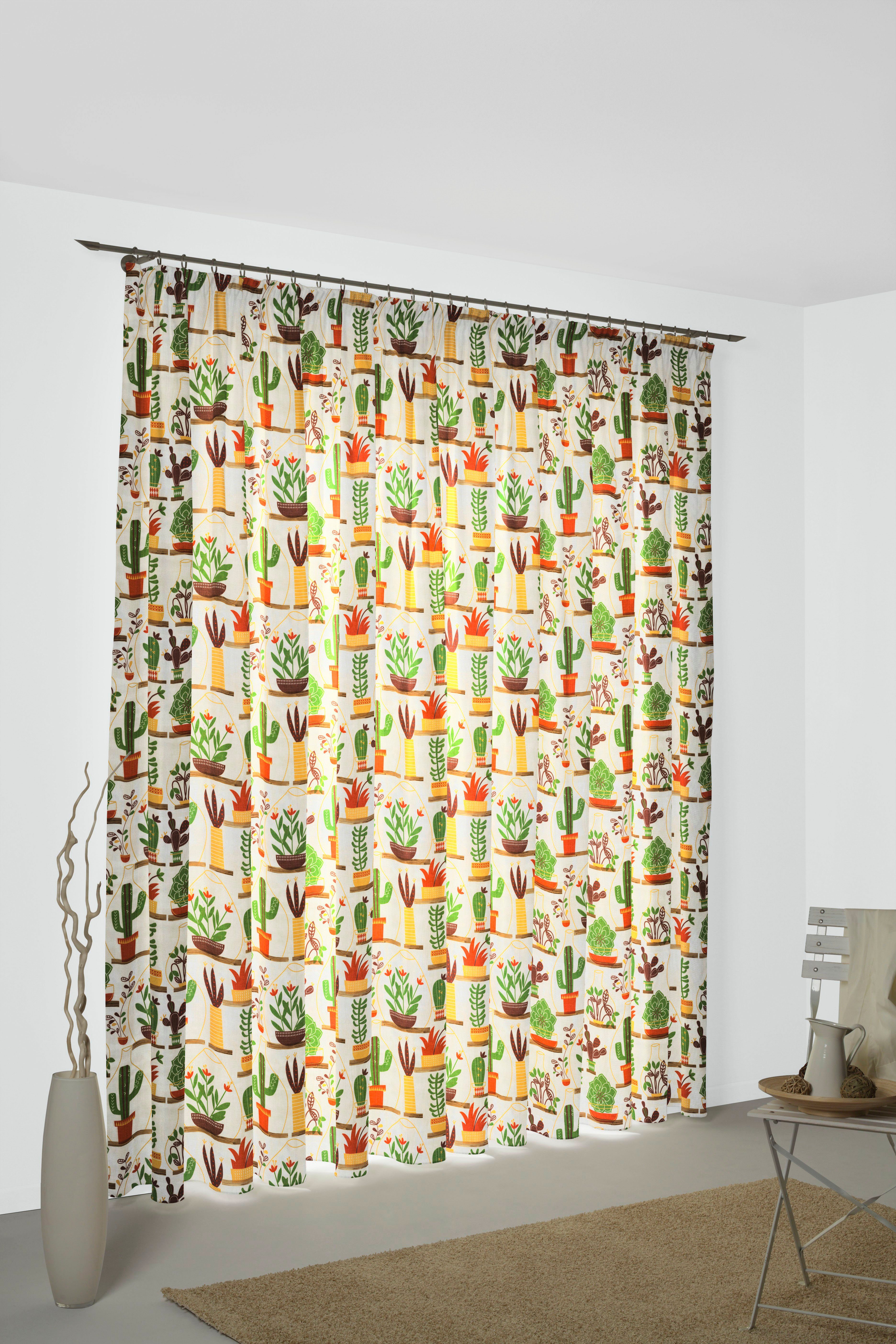 Wirth Vorhang Oakham (1 St), Multifunktionsband, blickdicht, Jacquard