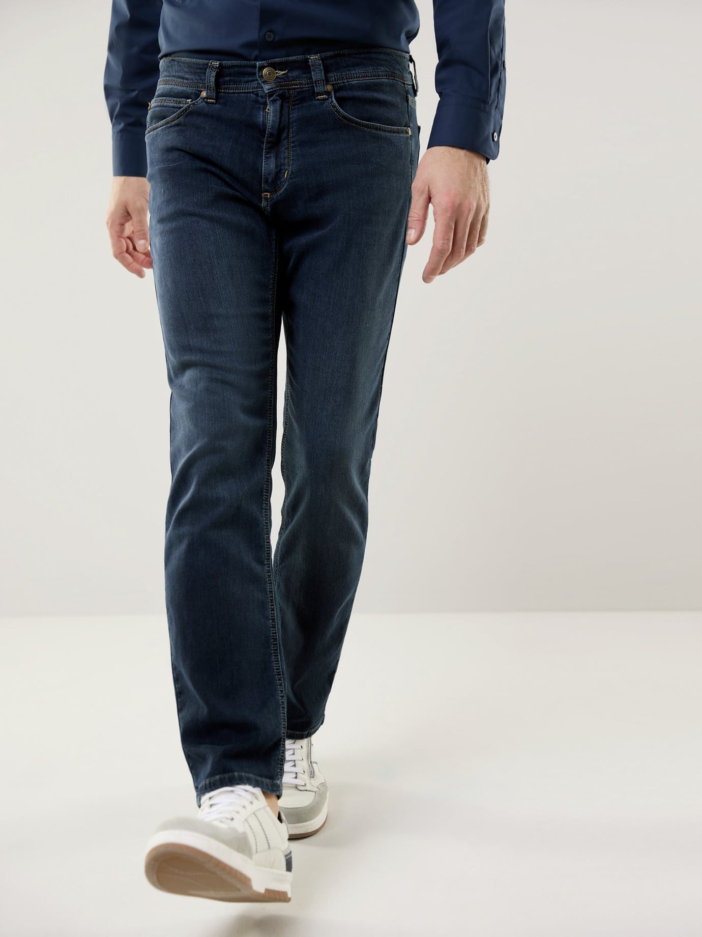 Walbusch 5-Pocket-Jeans Herren Jogger-Jeans Five Pocket Modern Fit, modern