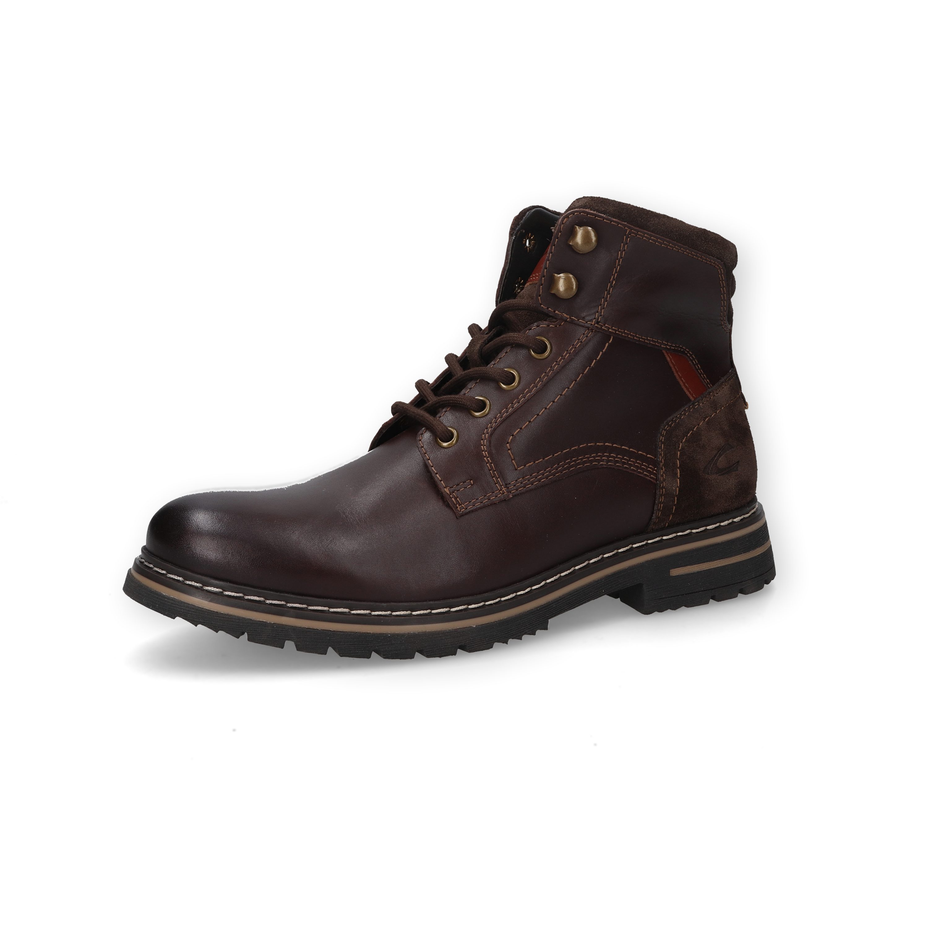 camel active Schnürboots Schnürstiefel, Boots mit Ziernähte
