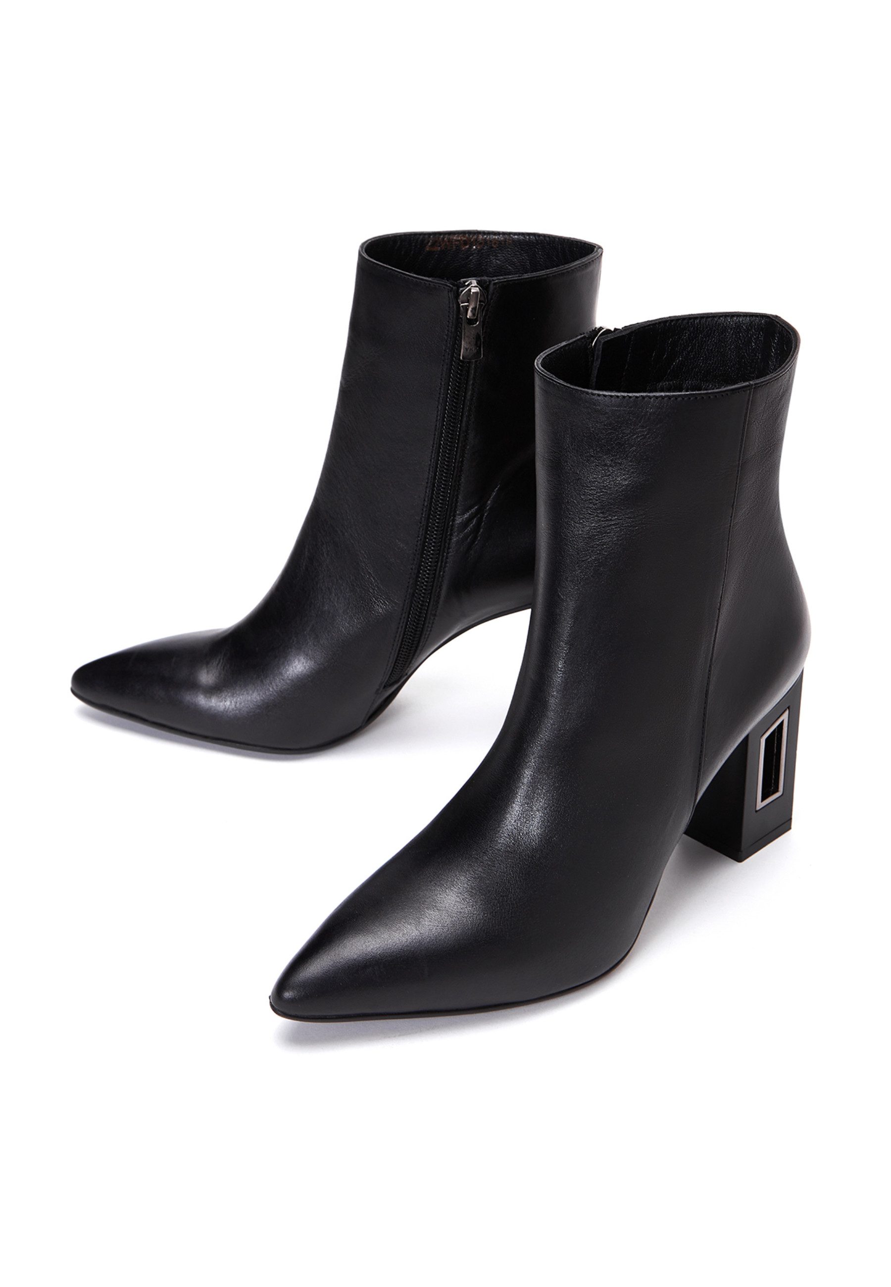 Derimod Absatz-Stiefeletten aus Leder Ankleboots