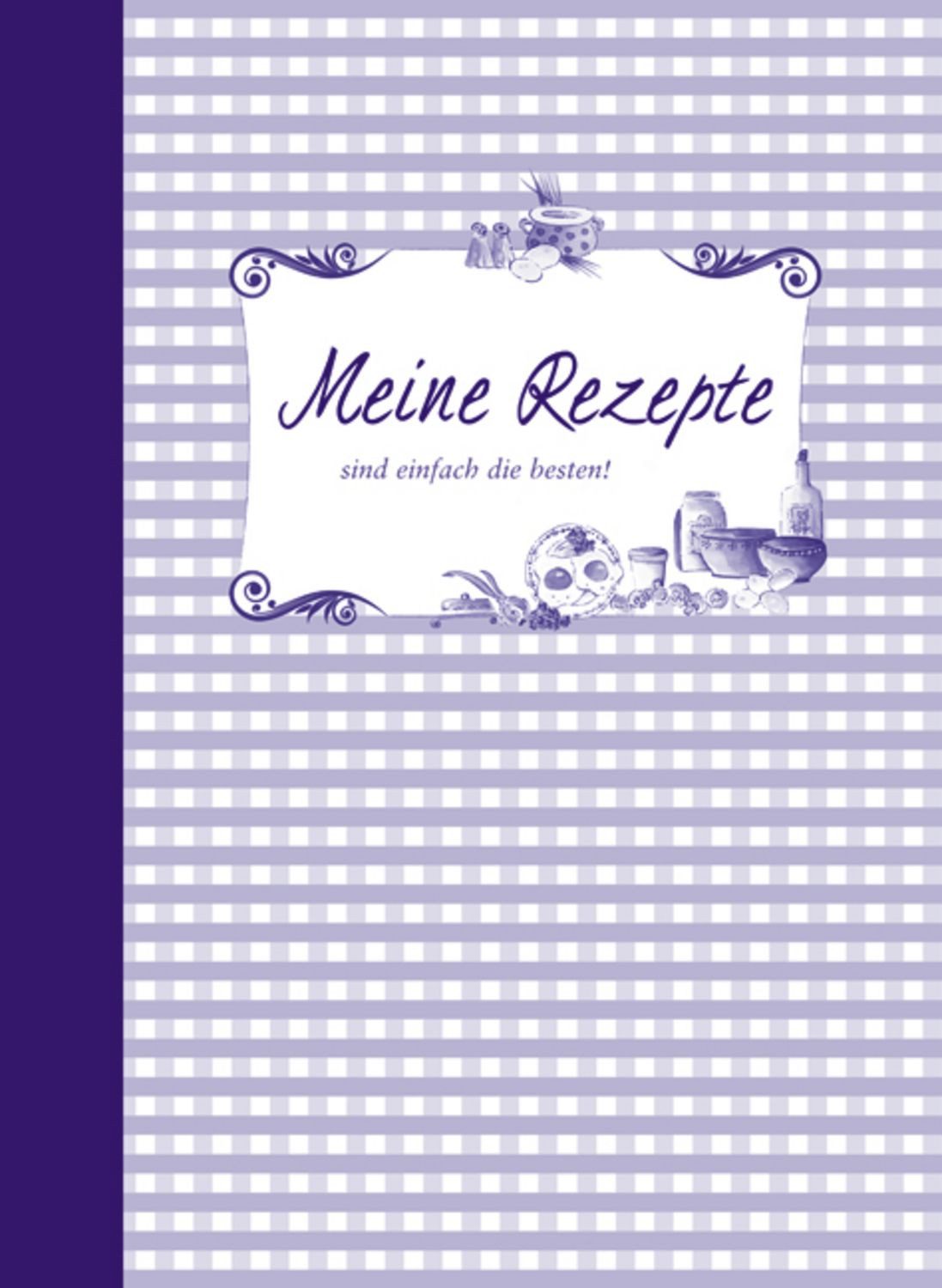 Meine Rezepte – lila / diverse