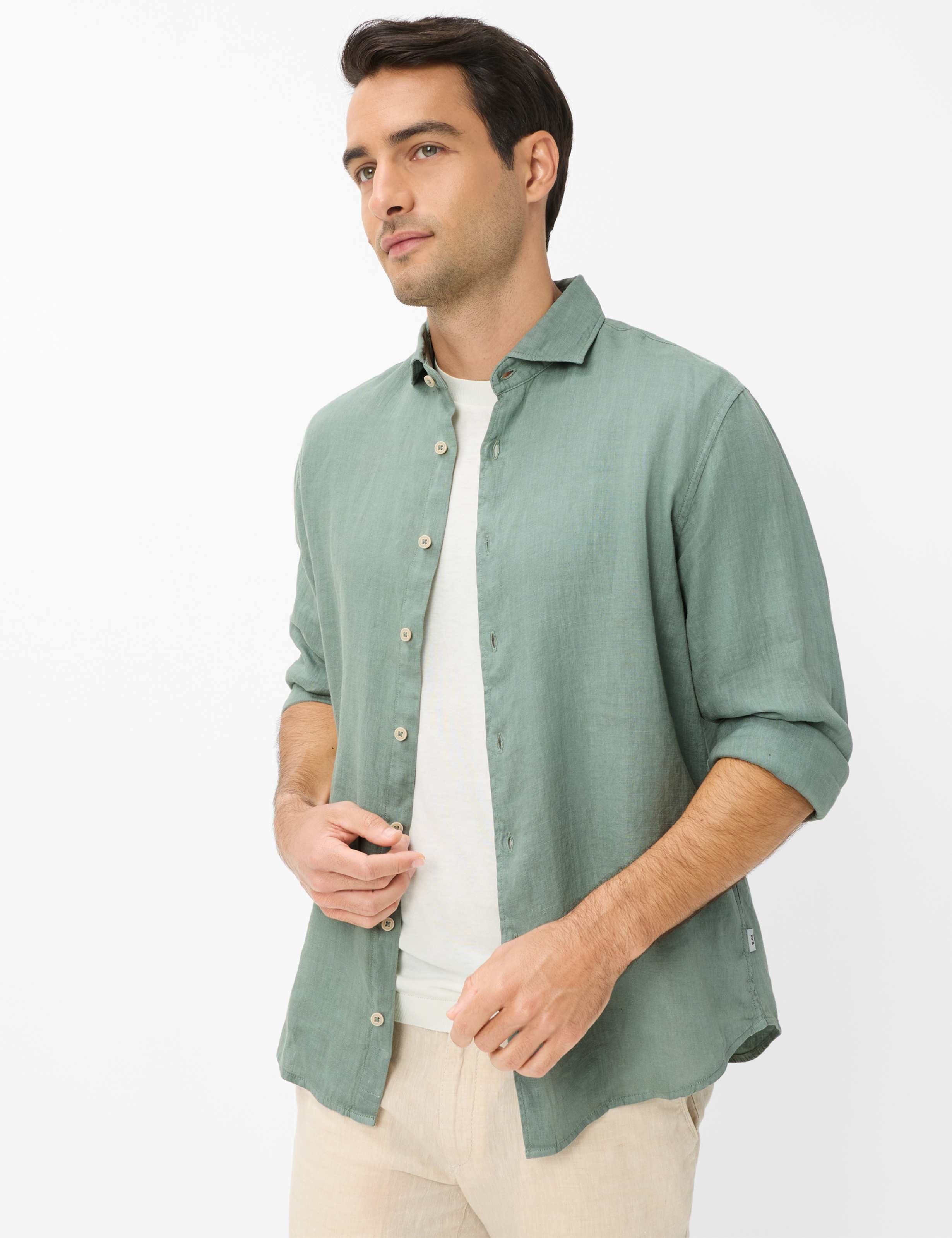 Brax Leinenhemd Style HAROLD