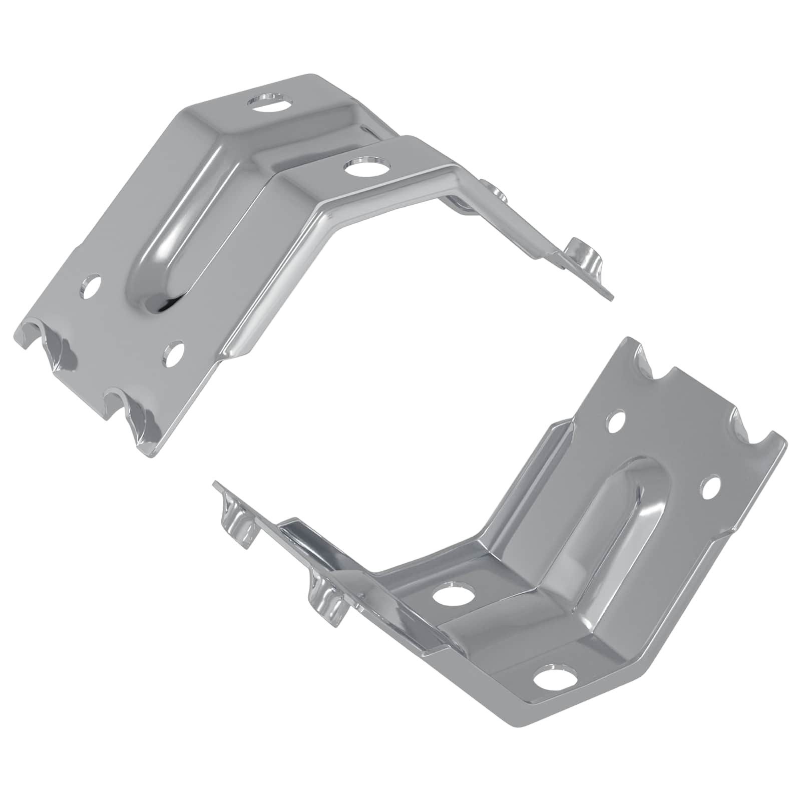 vidaXL Halterung Halterung 2 Zink-beschichtet 106 x 55 x 1,5mm Stahl, (2-tlg)