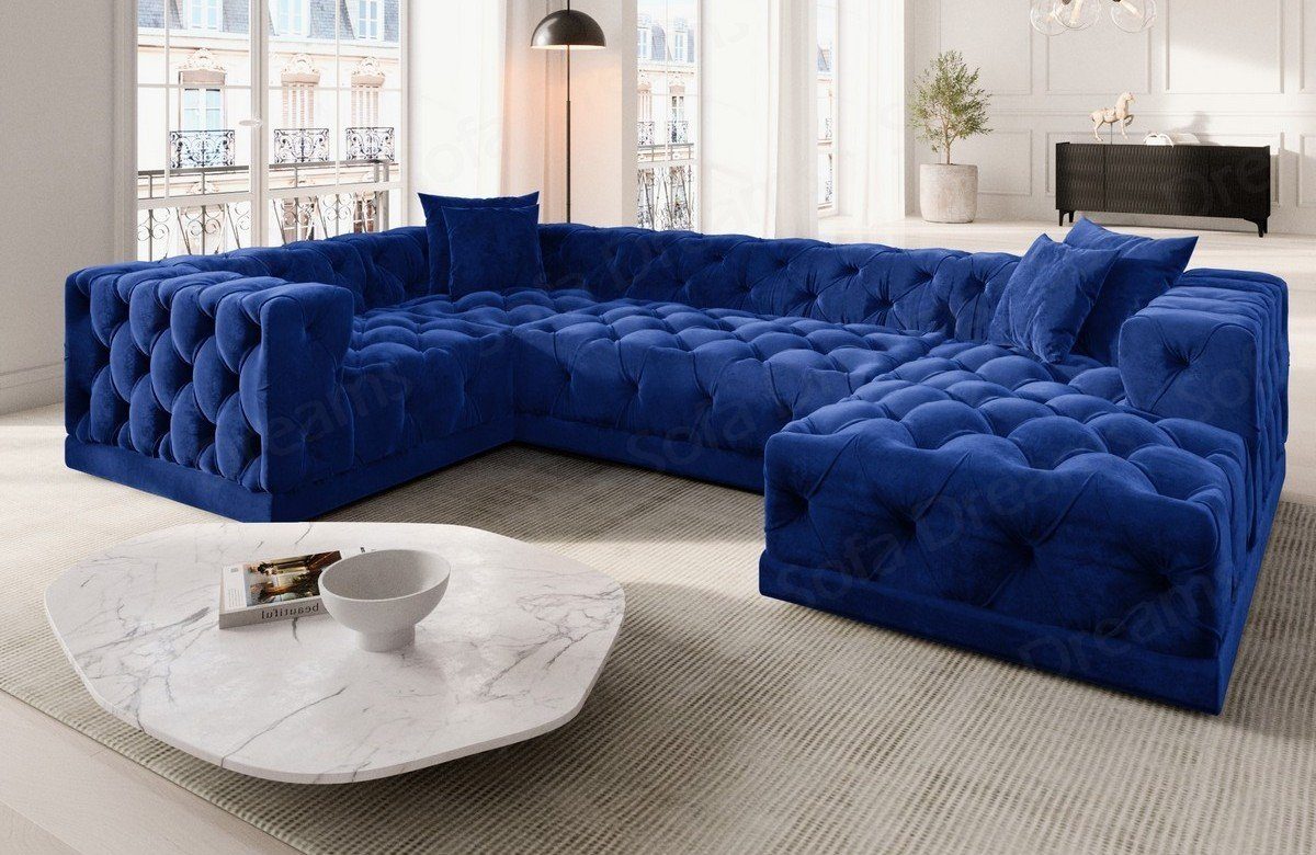 Sofa Dreams Wohnlandschaft Designer Stoff Sofa günstig online kaufen