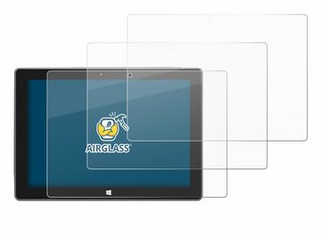 BROTECT flexible Panzerglasfolie für SZTPS Tablet 10.1", Displayschutzglas, 3 Stück, Schutzglas Glasfolie klar