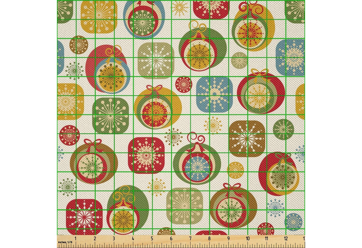 Thumbnail - Abakuhaus Stoff Zum Nähen Toller Stoff für Heimtextilien aller art, Weihnachten Feiertags-Feier