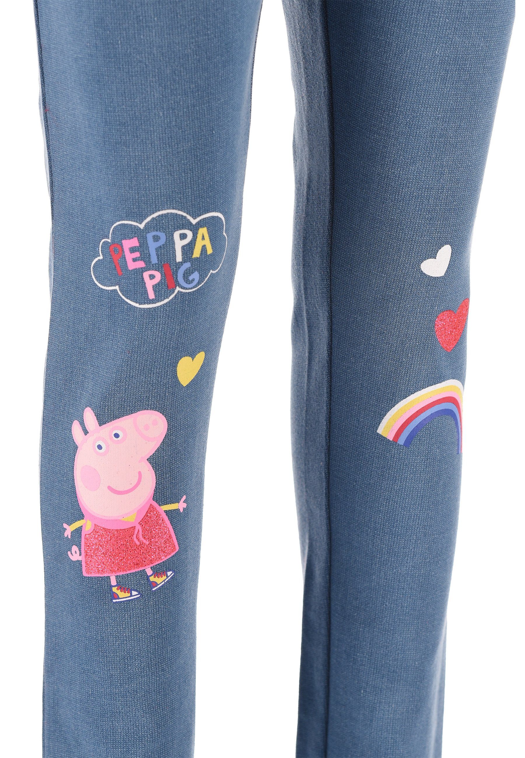 Heartland Hose Leggings Peppa Mädchen Pig Wutz Leggings Peppa Kinder