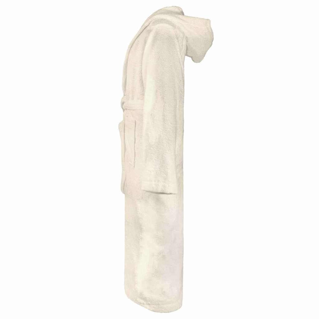 vidaXL Bademantel Bademantel Creme s Baumwolle, günstig online kaufen