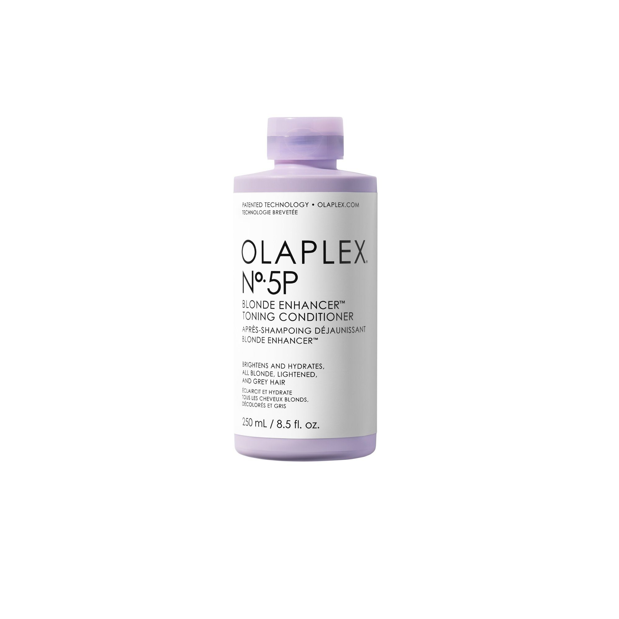 Olaplex Haarspülung No.5P Blonde Enhancer Toning Conditioner 250 ml, 1-tlg., nährend, Feuchtigkeitsspendend, neutralisiert Gelbstich