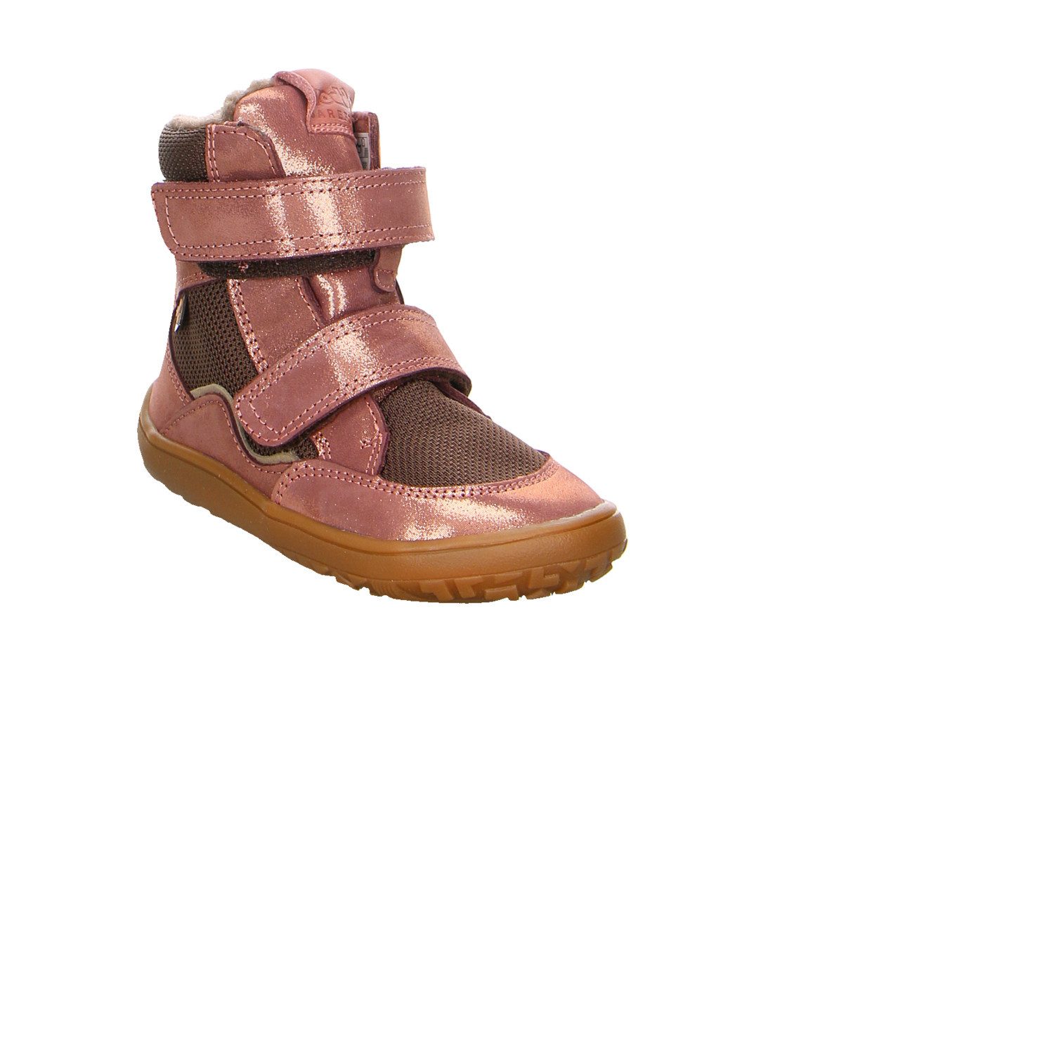 froddo® Froodo Metallic, Glanzleder Klettstiefel Winter Mädchen rot Winterstiefelette