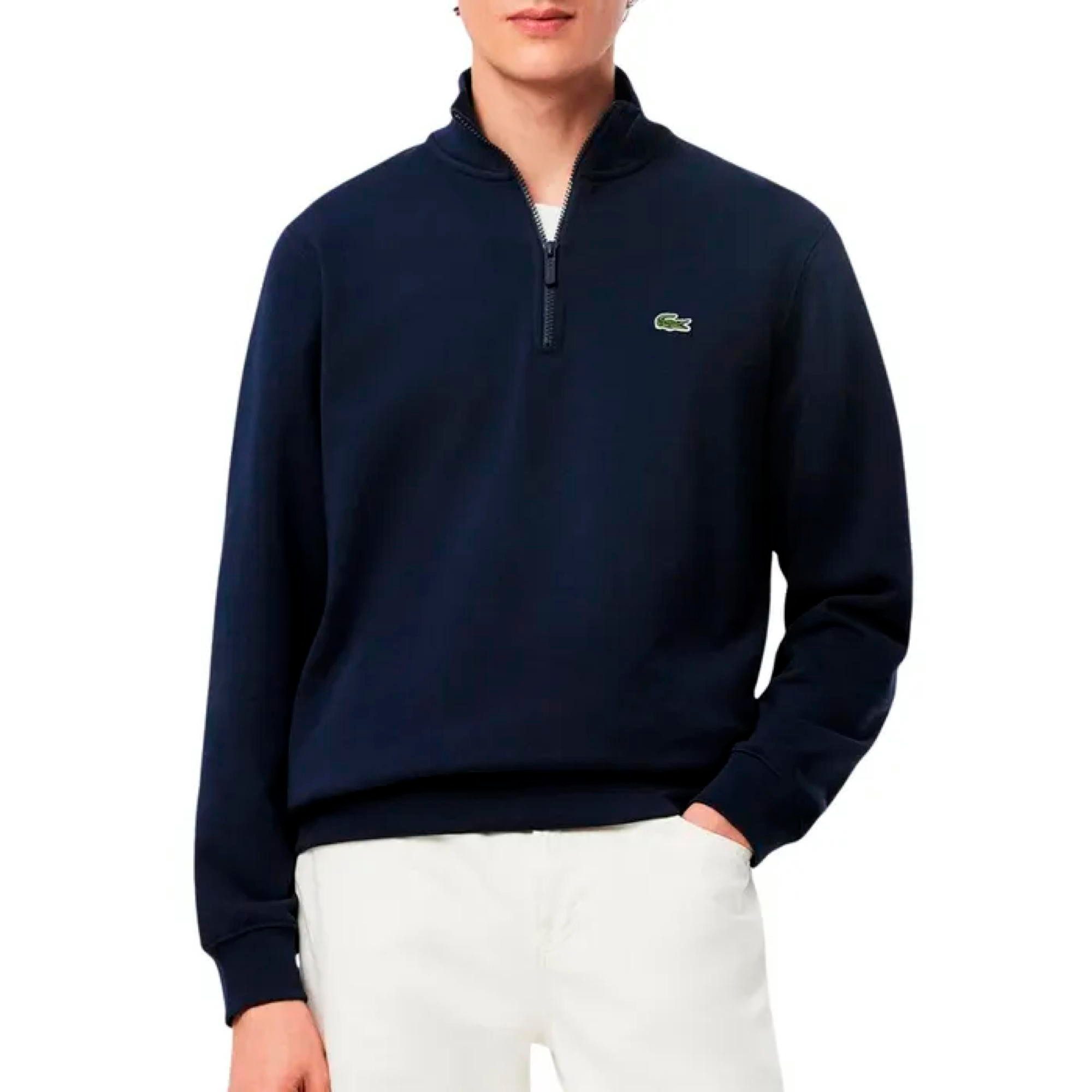 Lacoste Kapuzenpullover Herren Half Zip Pullover günstig online kaufen