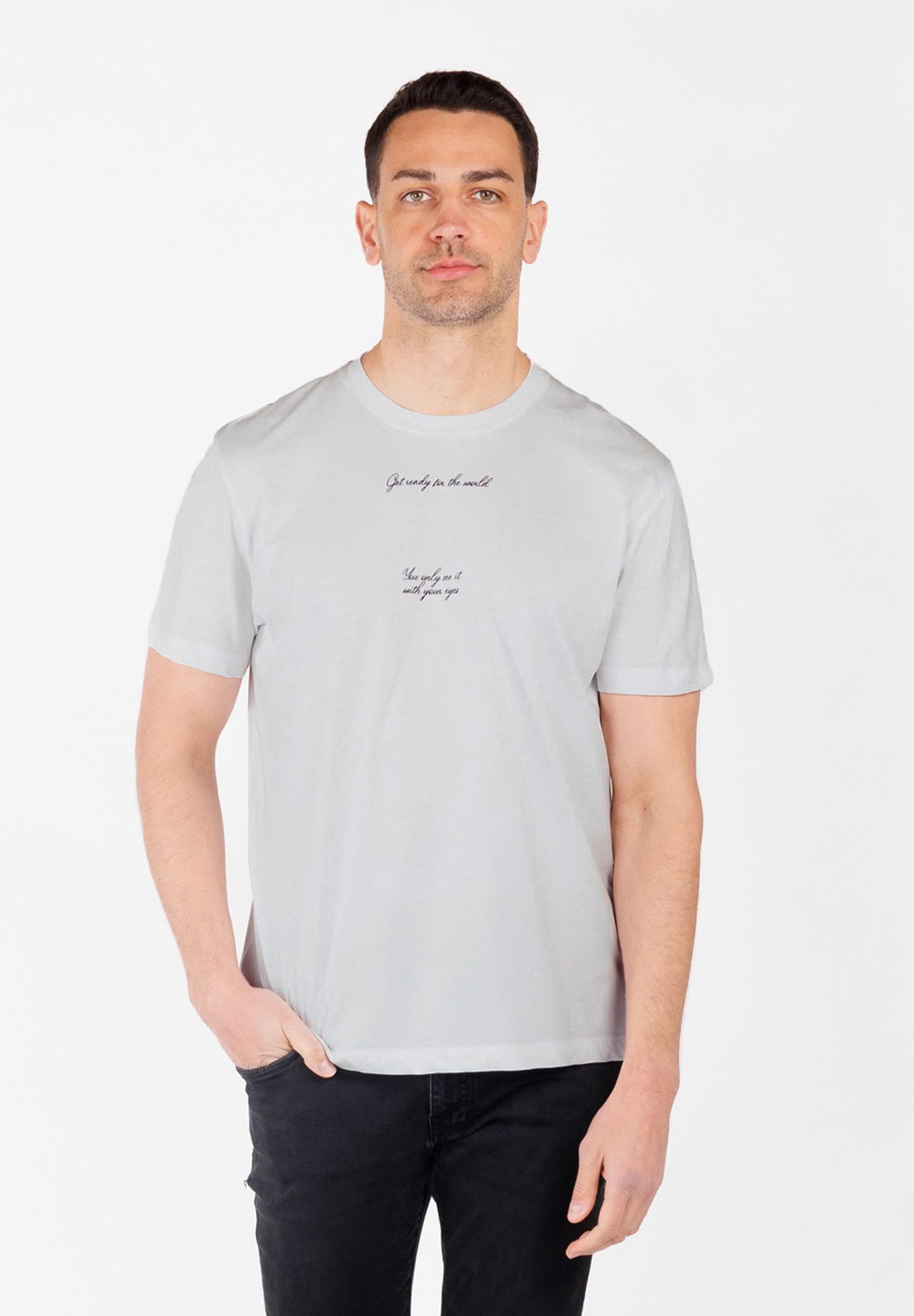 T-shirt Homme KEY LARGO - Col Rond Coupe Droite Imprimé Tendance