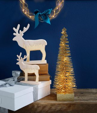 Creativ light LED Baum Weihnachtsdeko, Timerfunktion, LED fest integriert, mit Timer und Fernbedienung