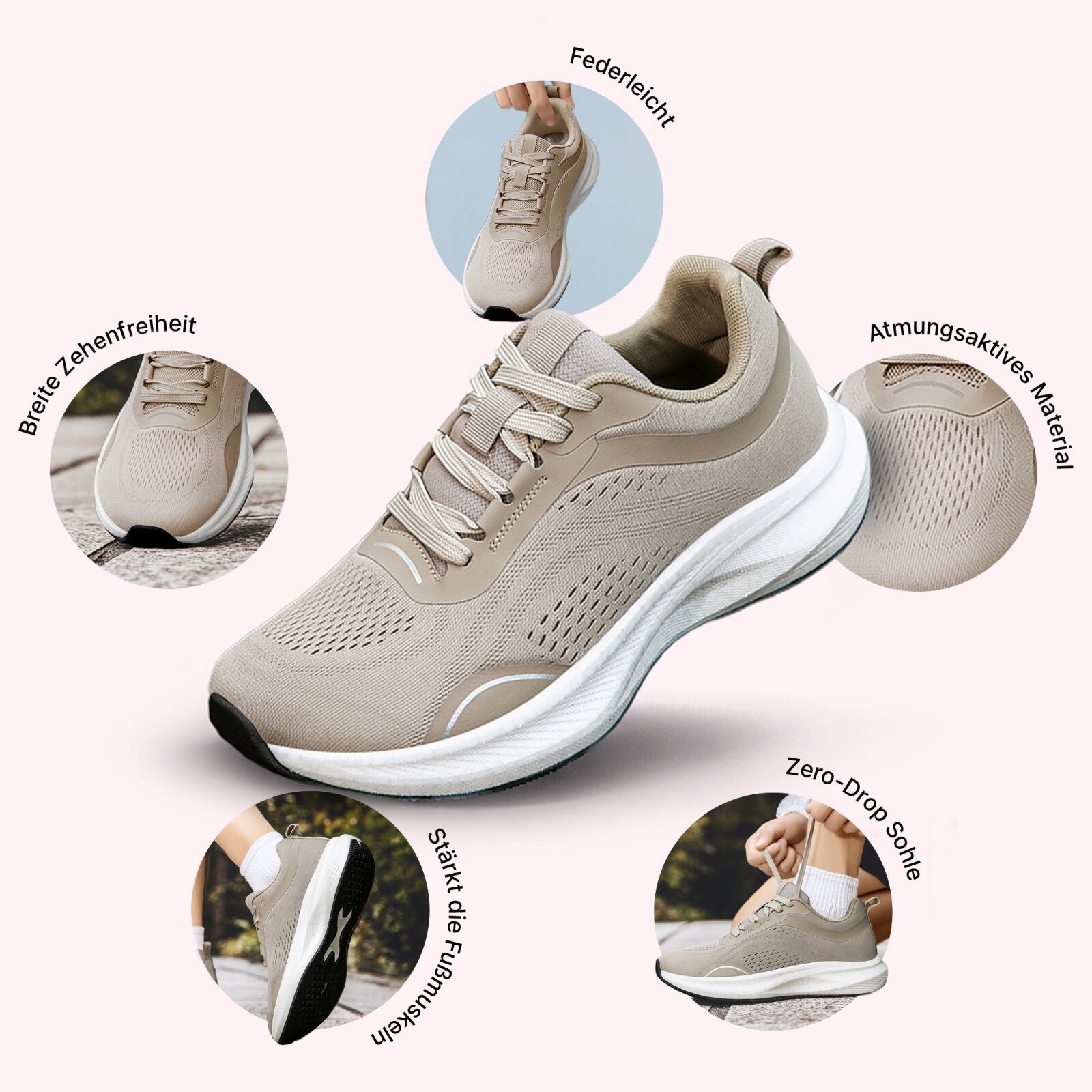 DOTALES Everstep Sportschuhe – Sneaker-Look Mit Barfußgefühl Barfußschuh Mi günstig online kaufen
