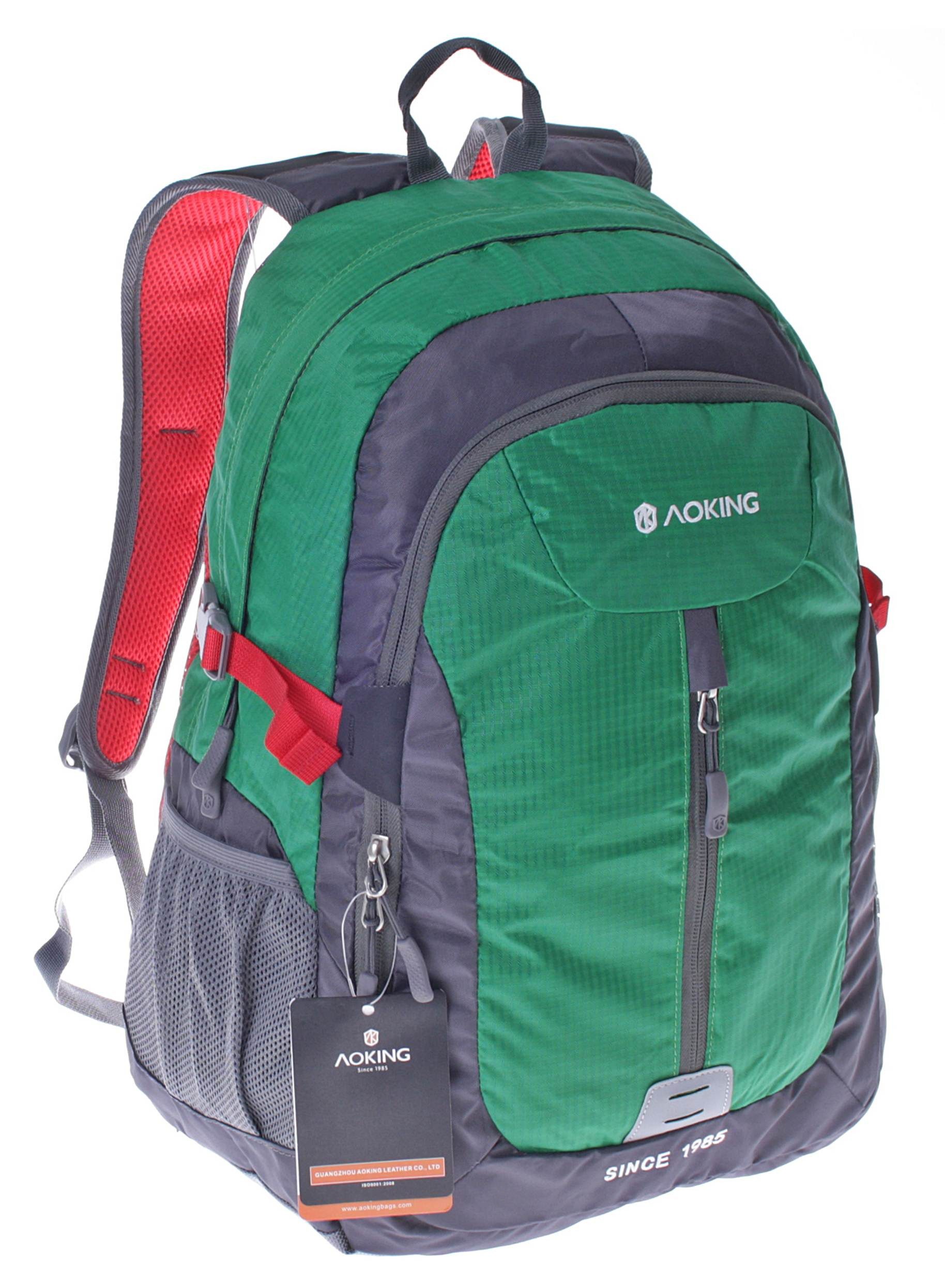 SHG Cityrucksack ֎ Rucksack Freizeitrucksack Tagesrucksack JN-47145-Grün Schulrucksack, Freizeit Reise Sport Arbeit Schule Uni Konzert Shopping