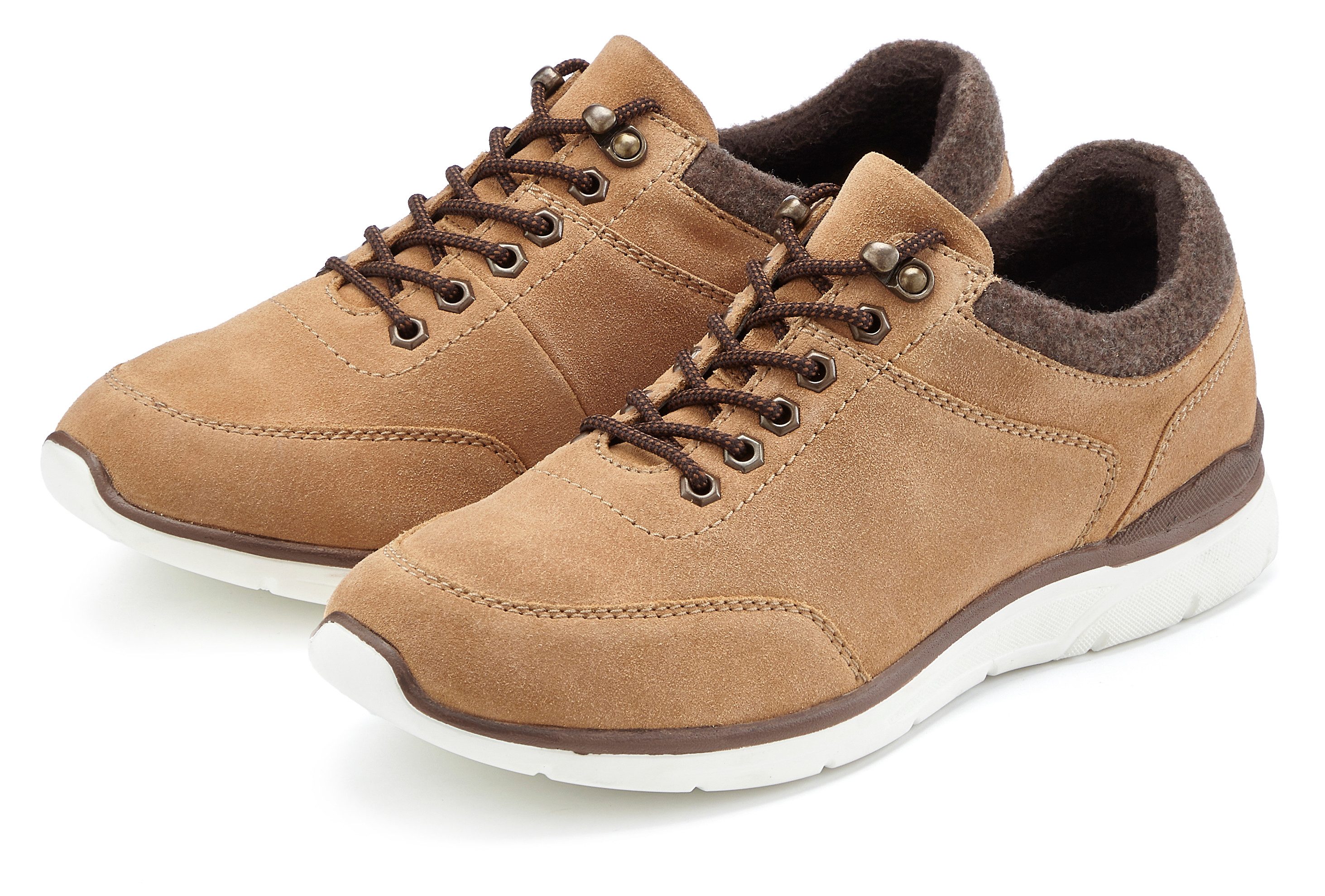 H.I.S Schnürhalbschuh, Freizeitschuh, Halbschuh Sneaker NEU aus hochwertigem Leder
