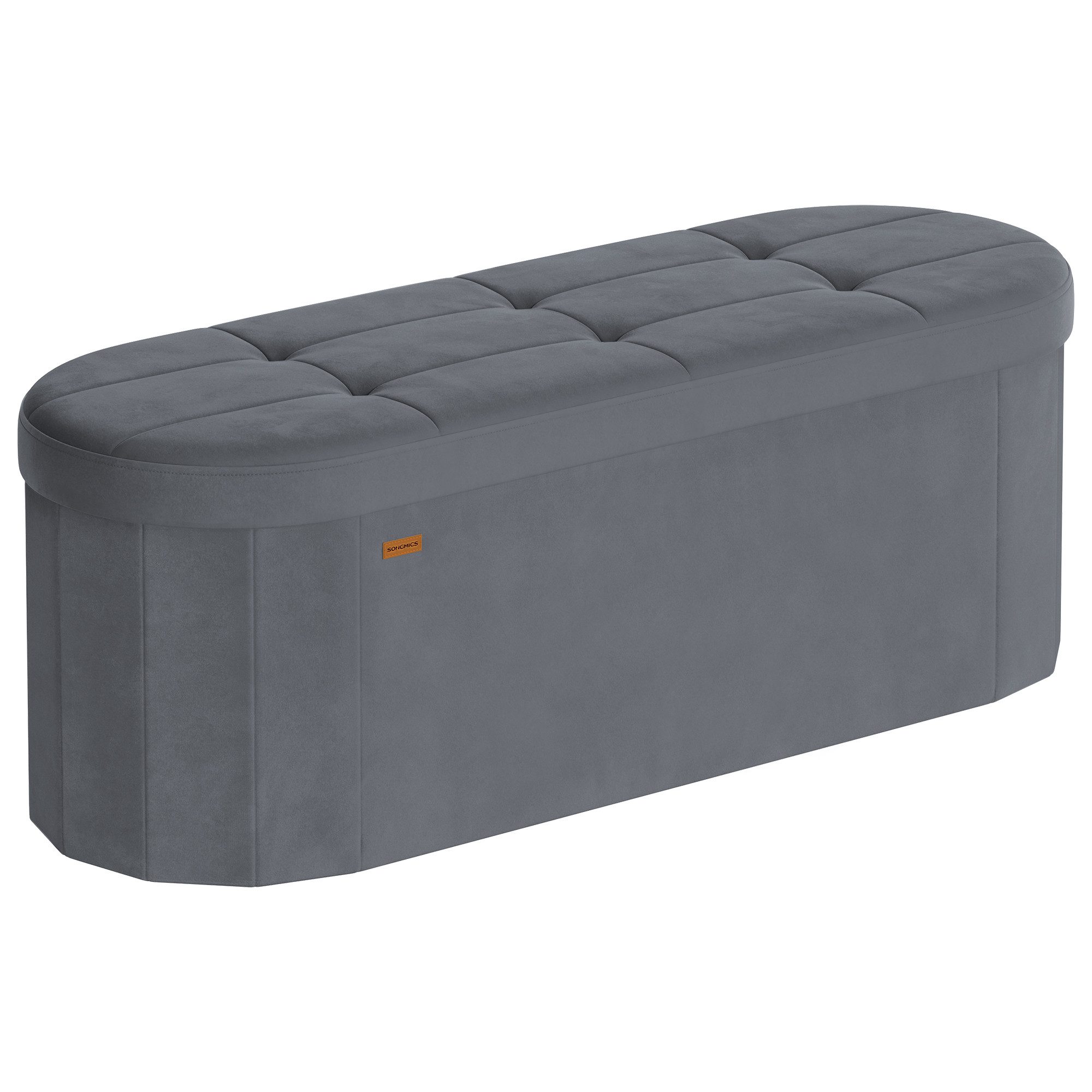 SONGMICS Sitzhocker, Sitzbank mit Stauraum, Aufbewahrungsbox, faltbare Fußb günstig online kaufen