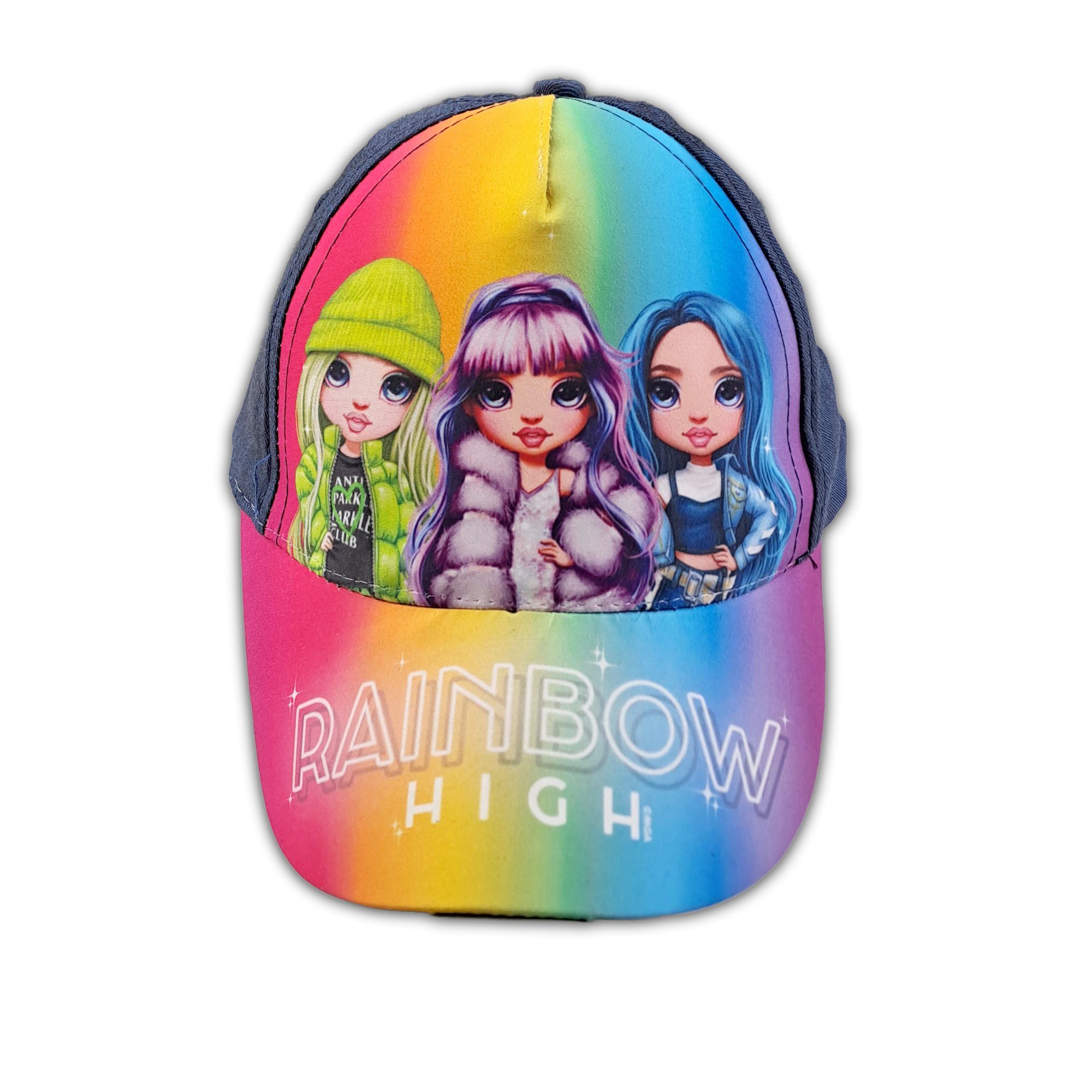 Baseball High Gr. Rainbow Kinder Basecap High - Girls Mütze Rainbow Mädchen 52 Cap 54