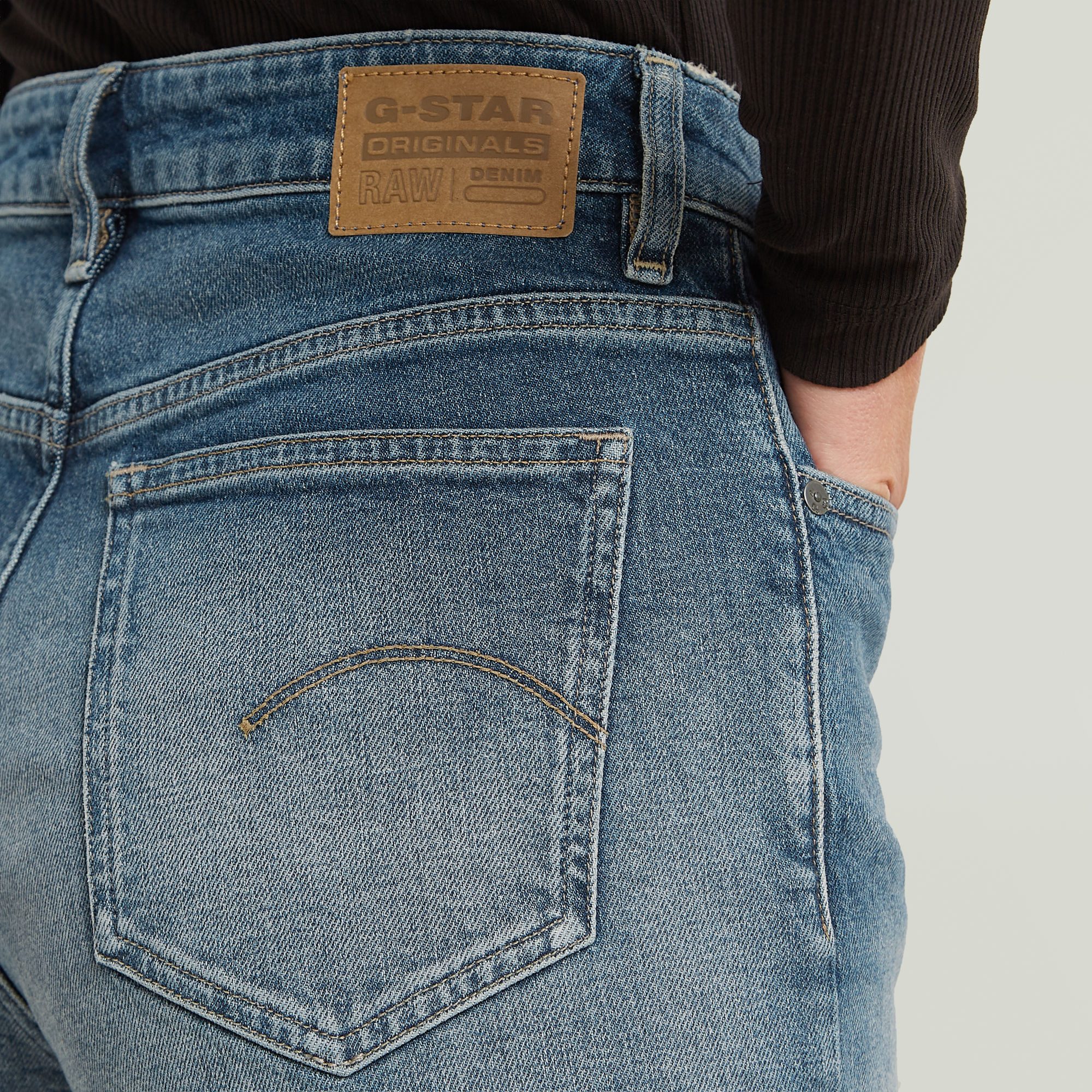 G-STAR Straight-Jeans Iggie Wmn Mid Rise – Bild 5 von 5